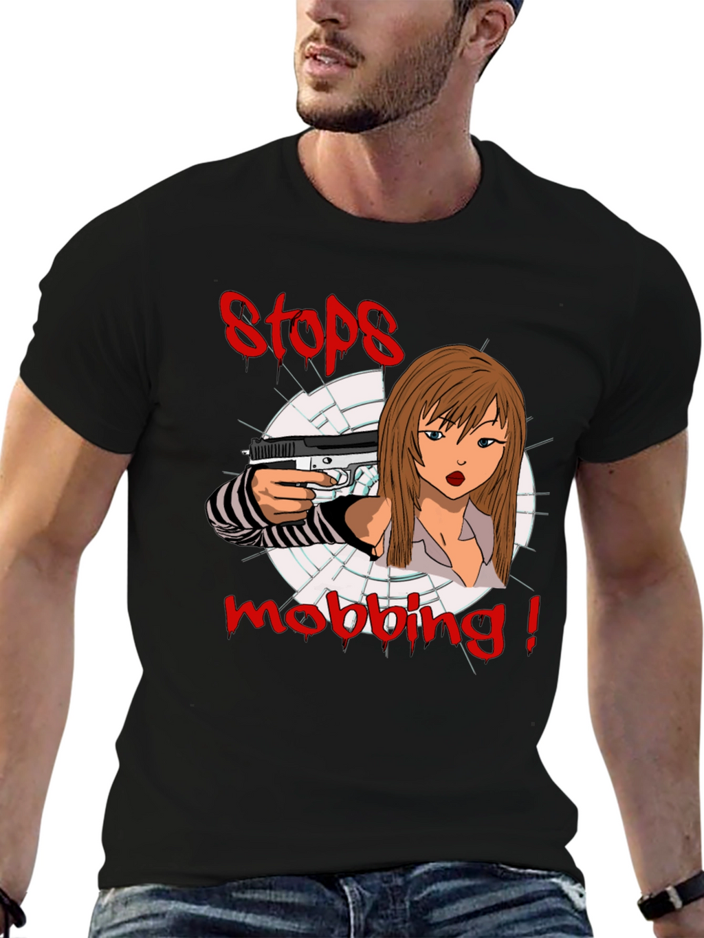 Stops Mobbing Graphic Tee