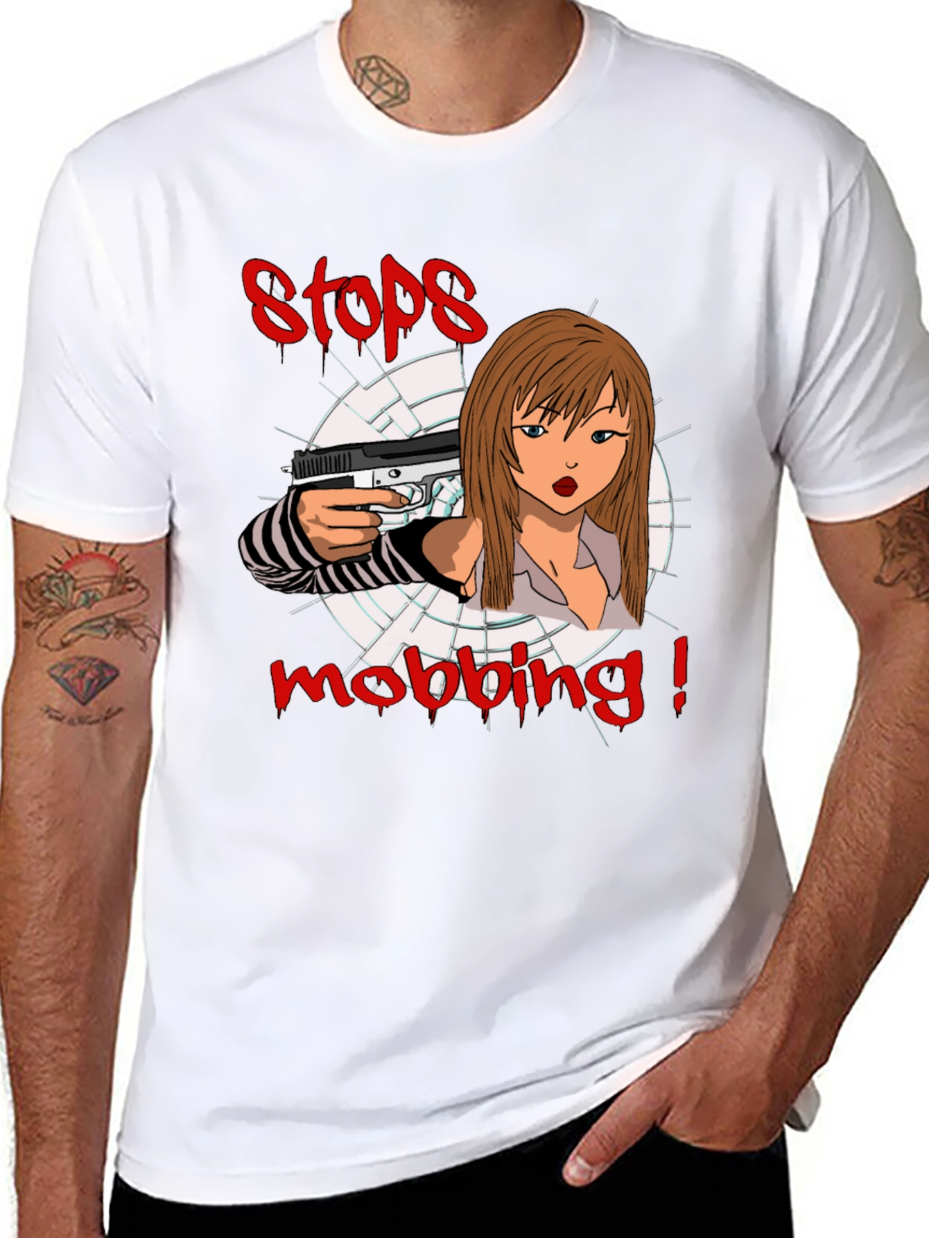 Stops Mobbing Graphic Tee