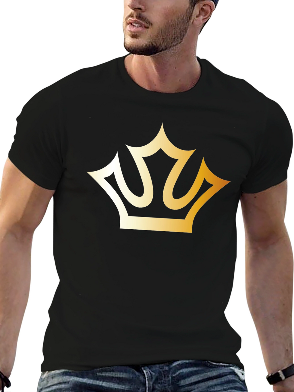 Crown Graphic Tee - Mens Black T-Shirt