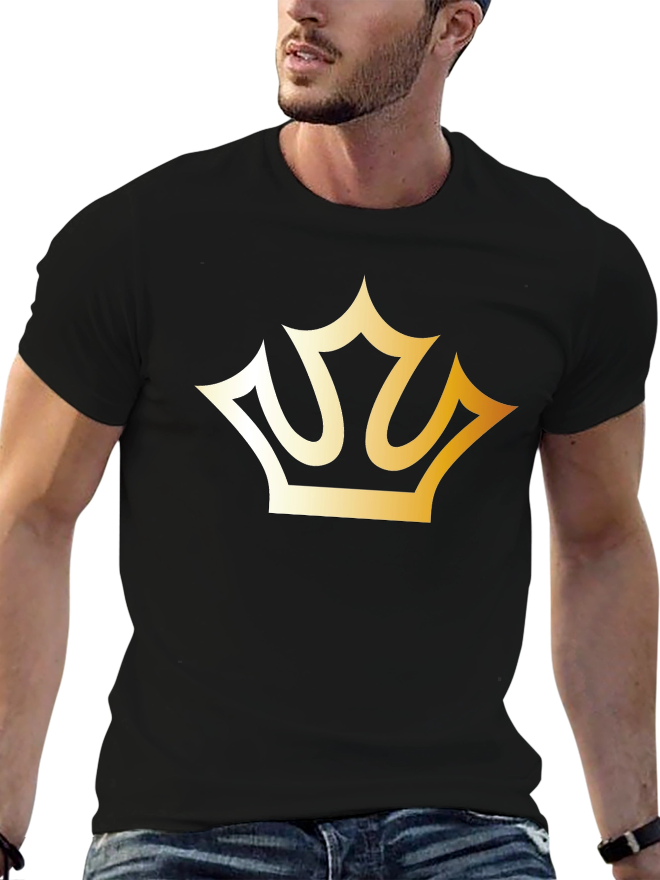 Crown Graphic Tee - Mens Black T-Shirt