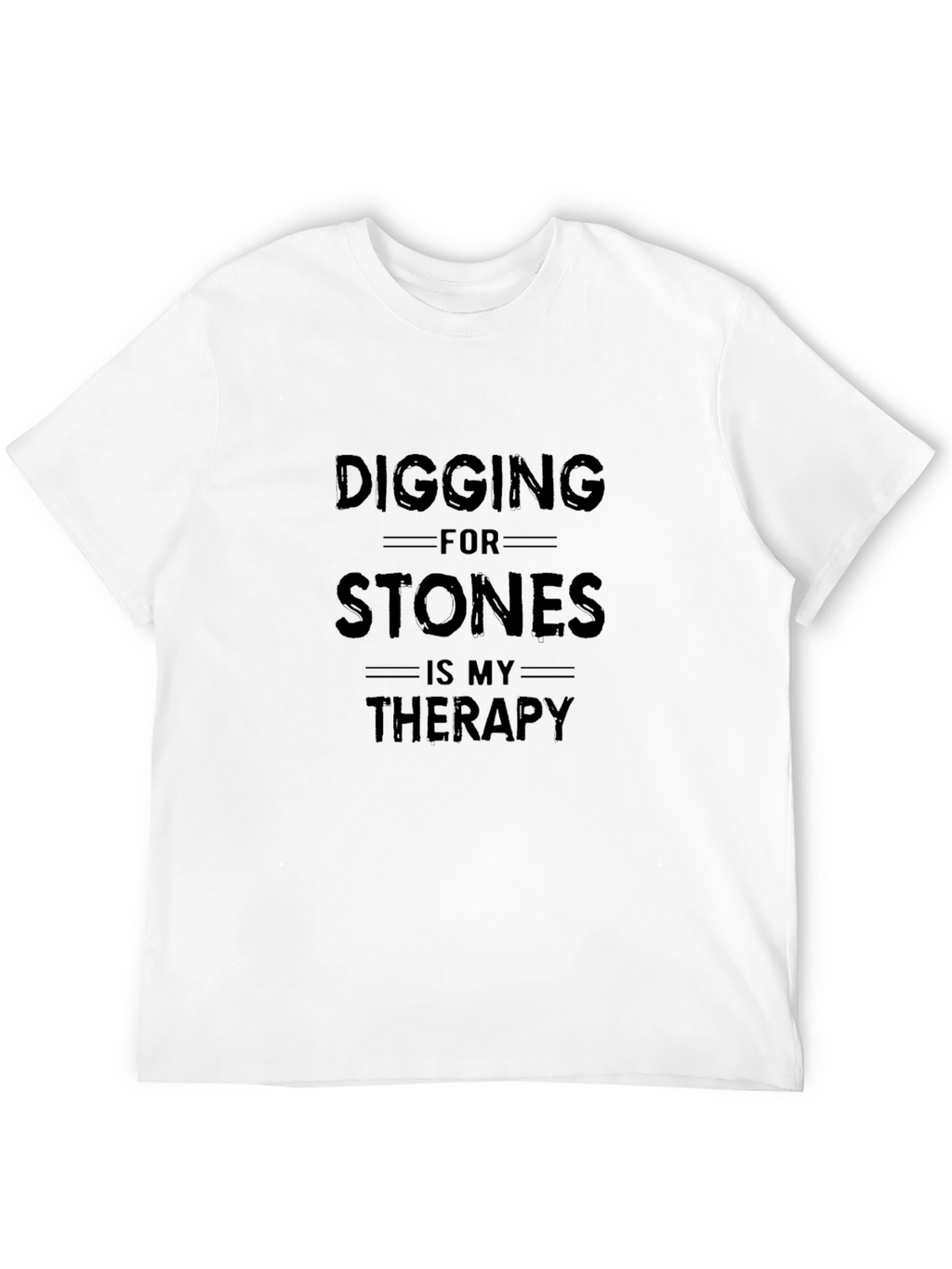Digging Stones Therapy Black T-Shirt