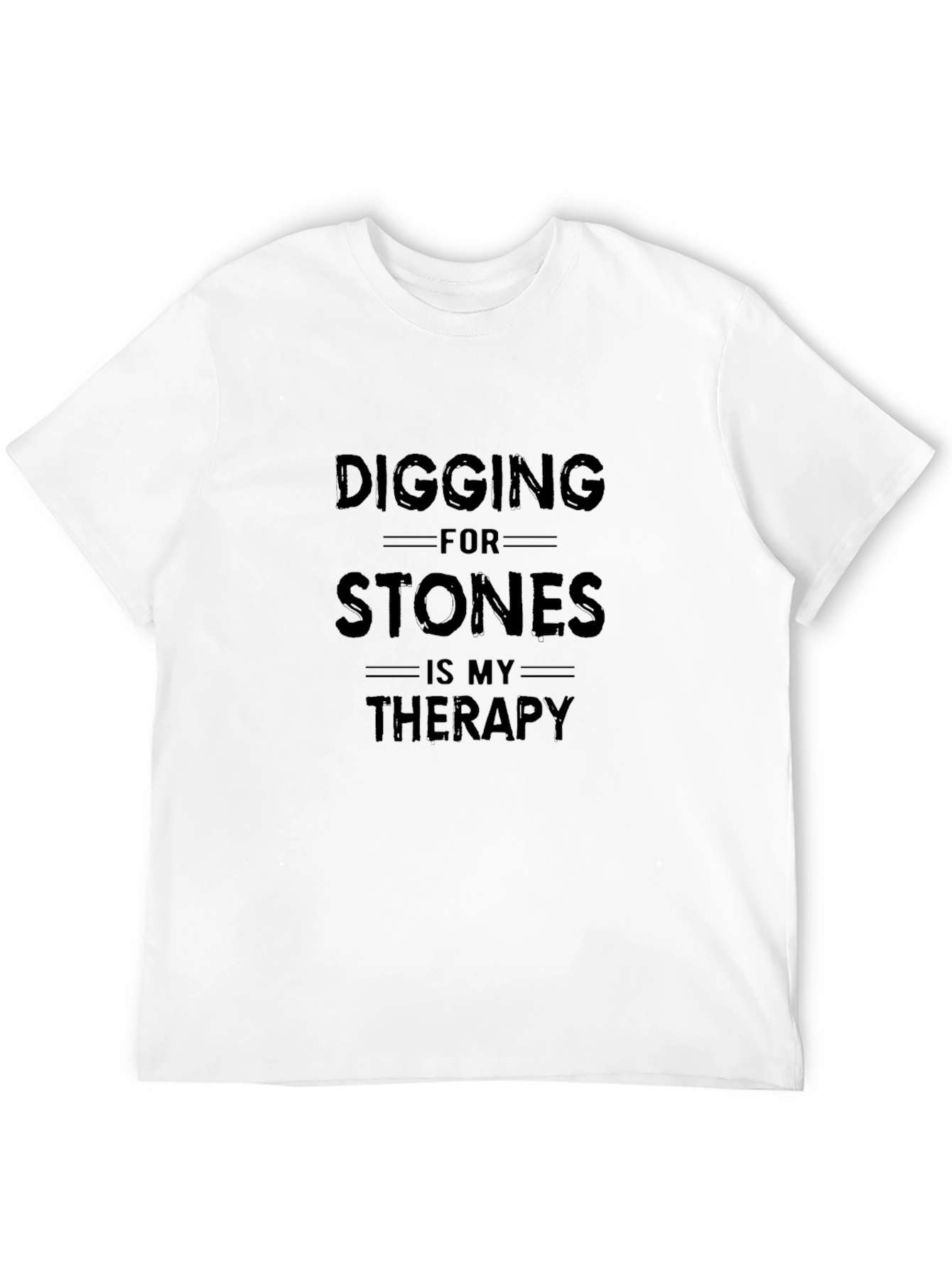 Digging Stones Therapy Black T-Shirt