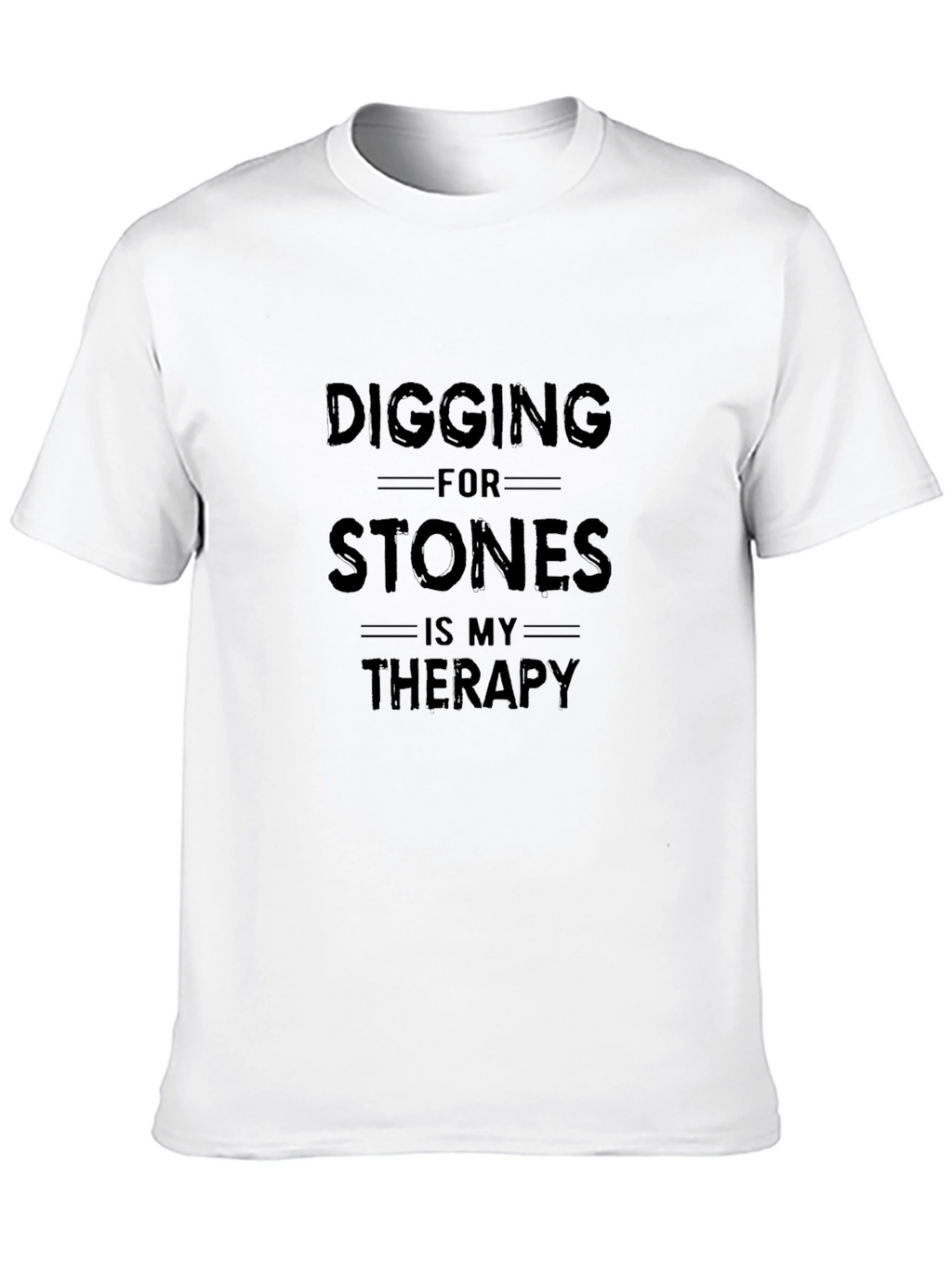 Digging Stones Therapy Black T-Shirt