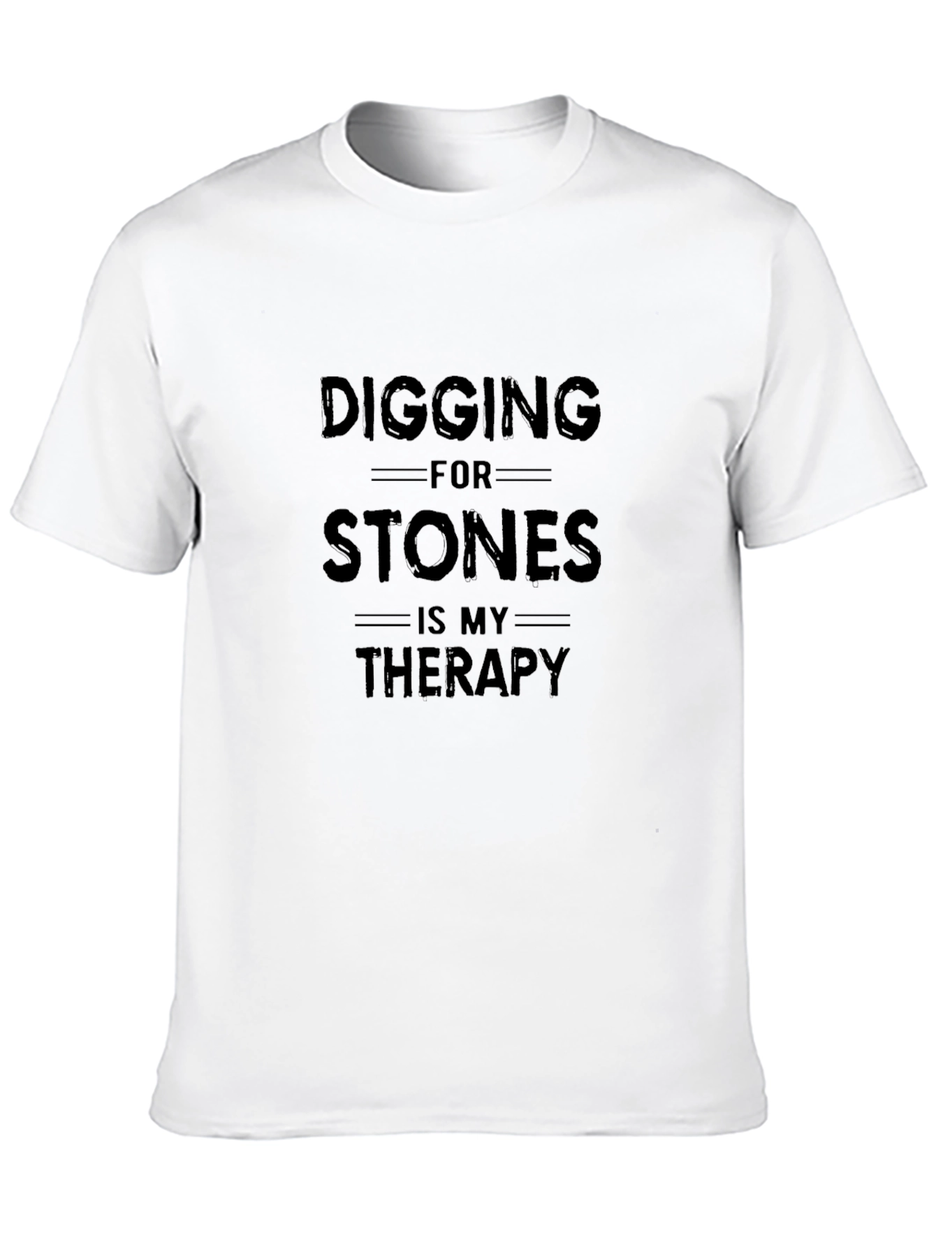 Digging Stones Therapy Black T-Shirt
