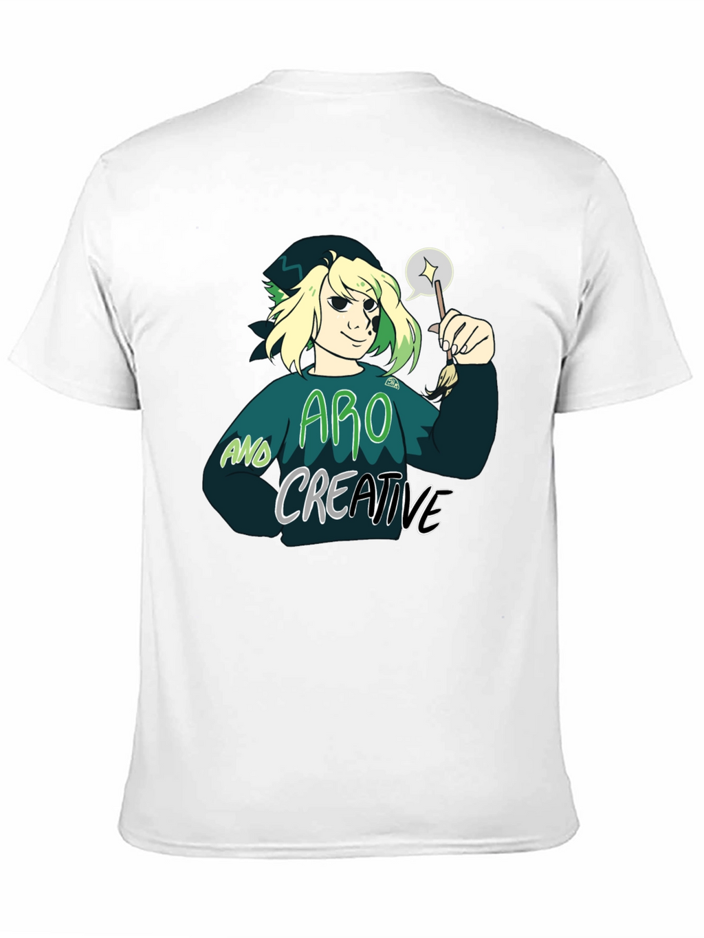 Aro and Creative Graphic T-Shirt