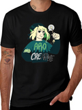 Aro and Creative Graphic T-Shirt