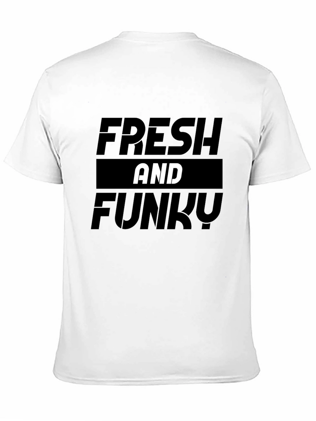 Fresh and Funky Graphic Tee - Stylish Black T-Shirt