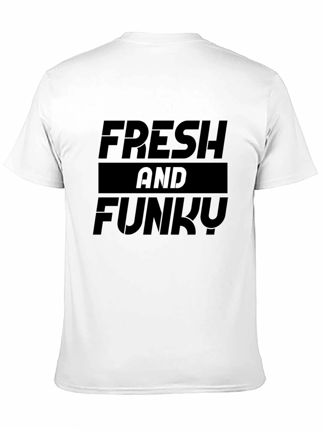 Fresh and Funky Graphic Tee - Stylish Black T-Shirt