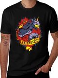 Friendship Wolf and Unicorn Graphic Tee