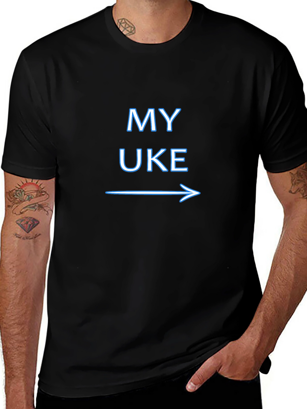 My Uke Is This Way Graphic Tee