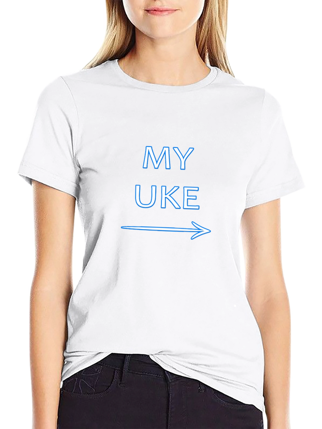 My Uke Is This Way Graphic Tee