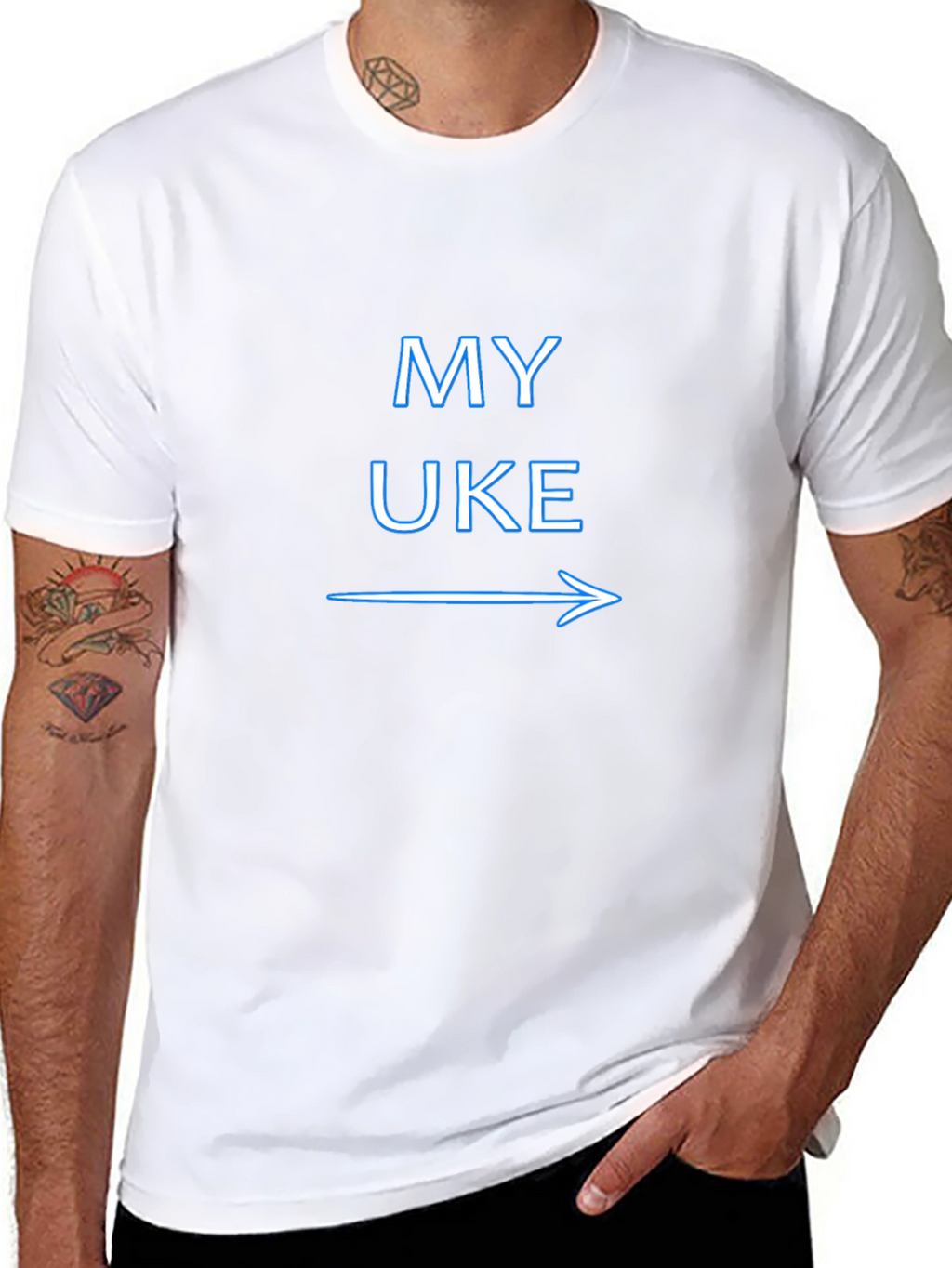 My Uke Is This Way Graphic Tee
