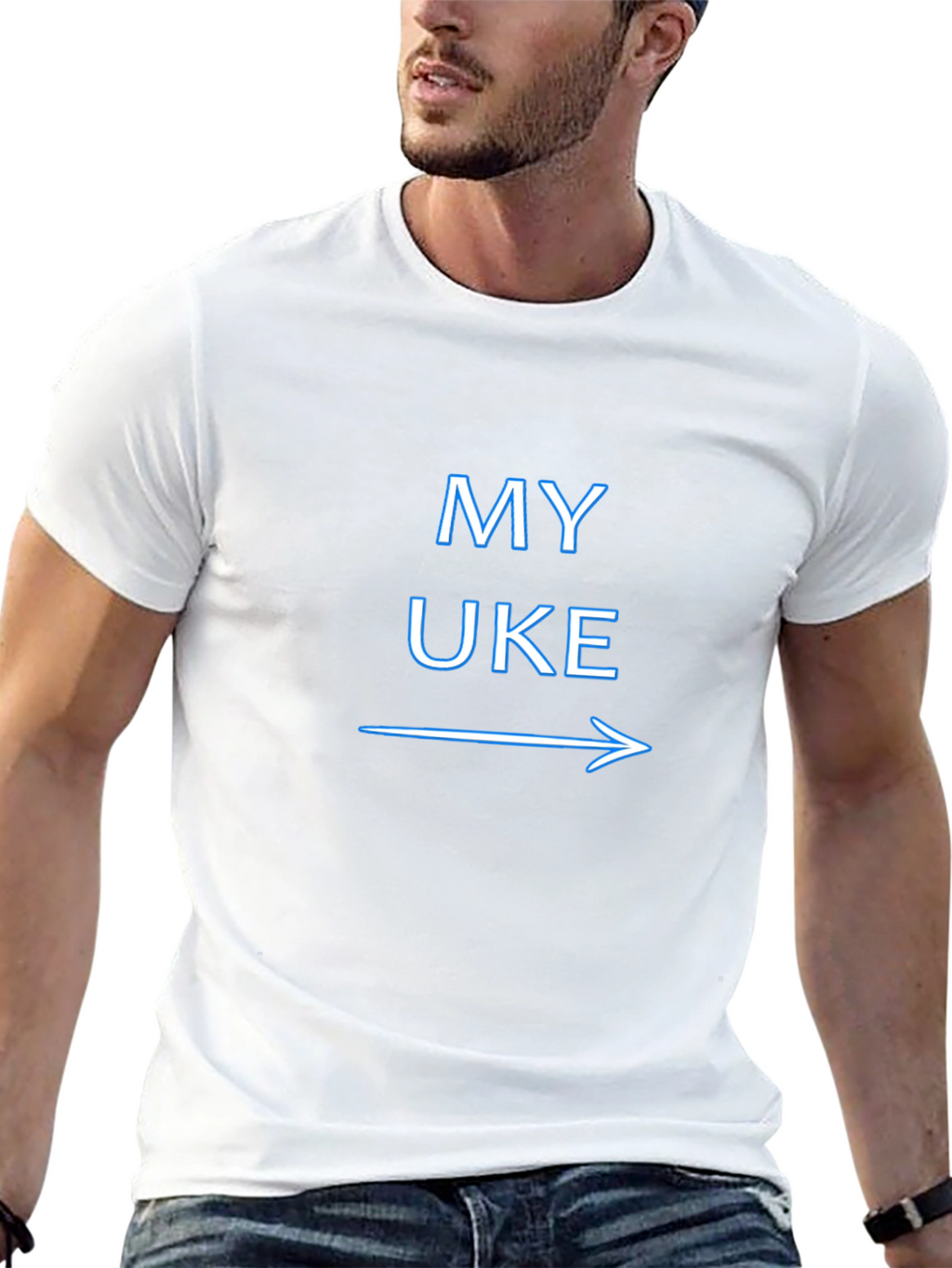 My Uke Is This Way Graphic Tee