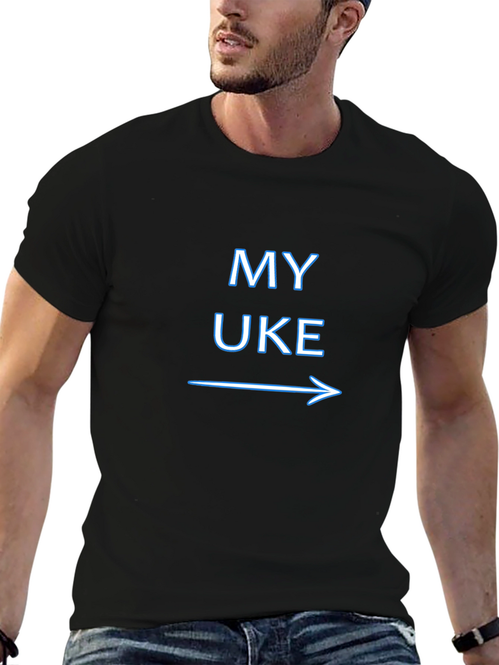 My Uke Is This Way Graphic Tee