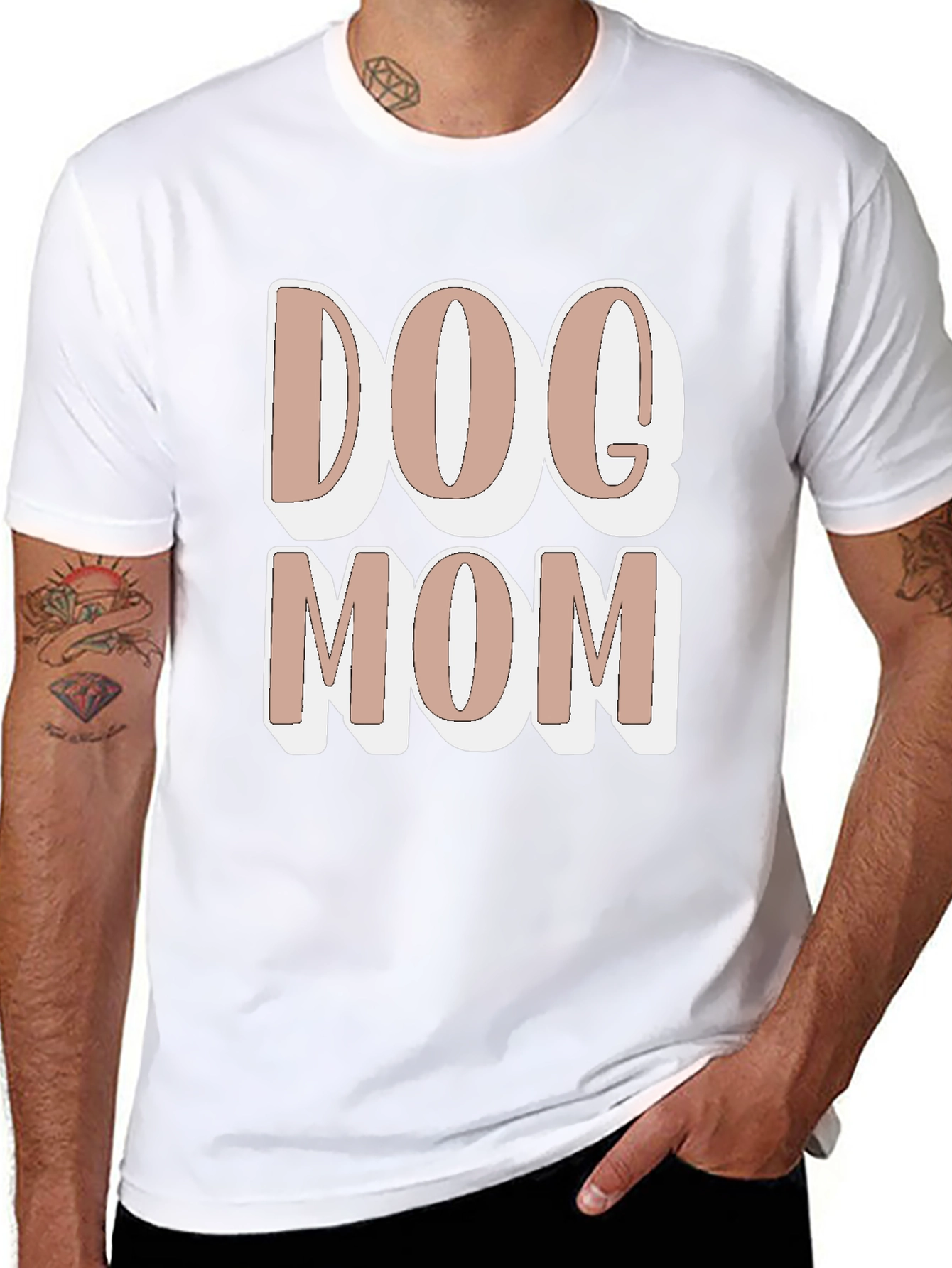 Dog Mom Graphic T-Shirt