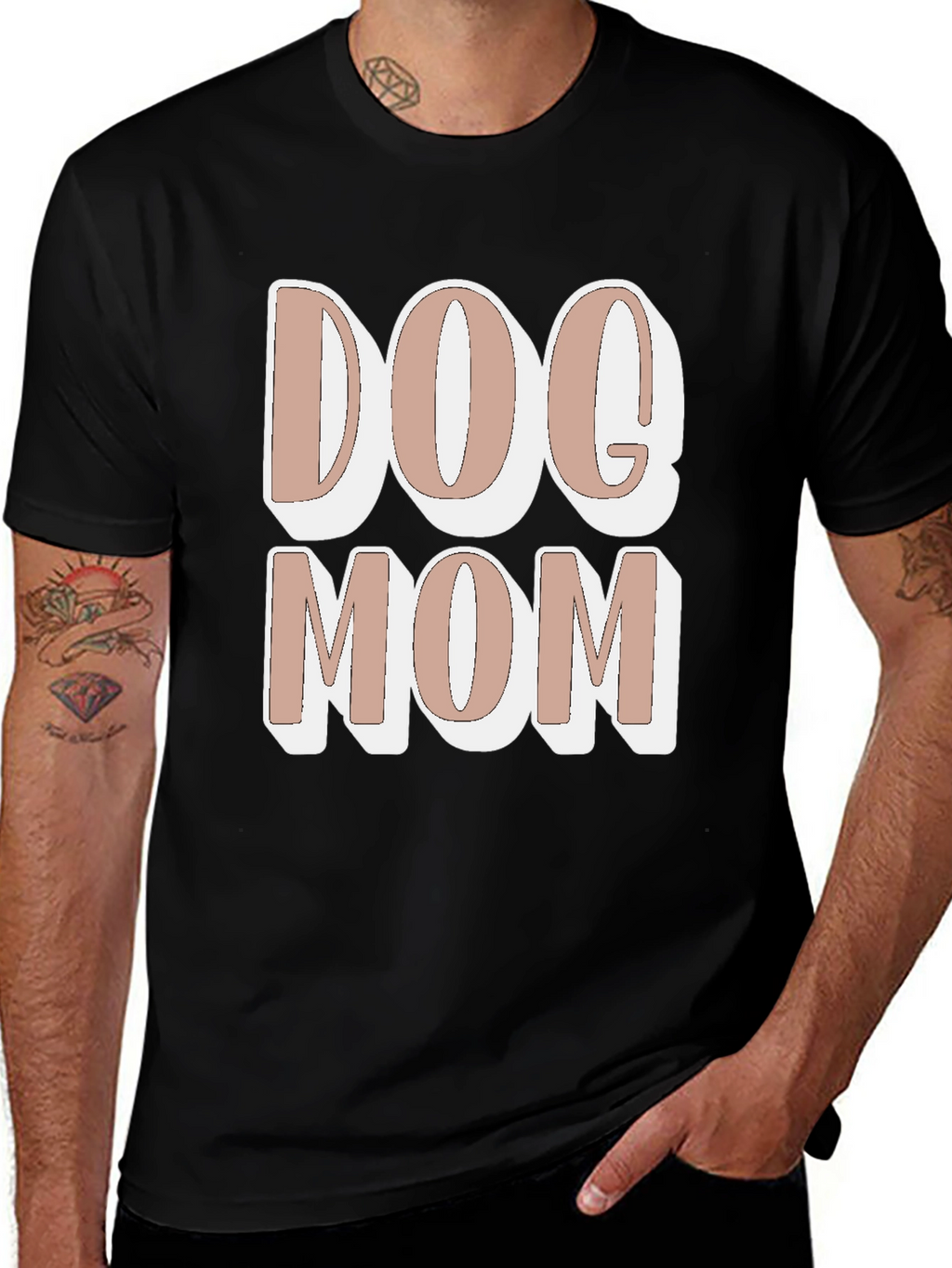Dog Mom Graphic T-Shirt