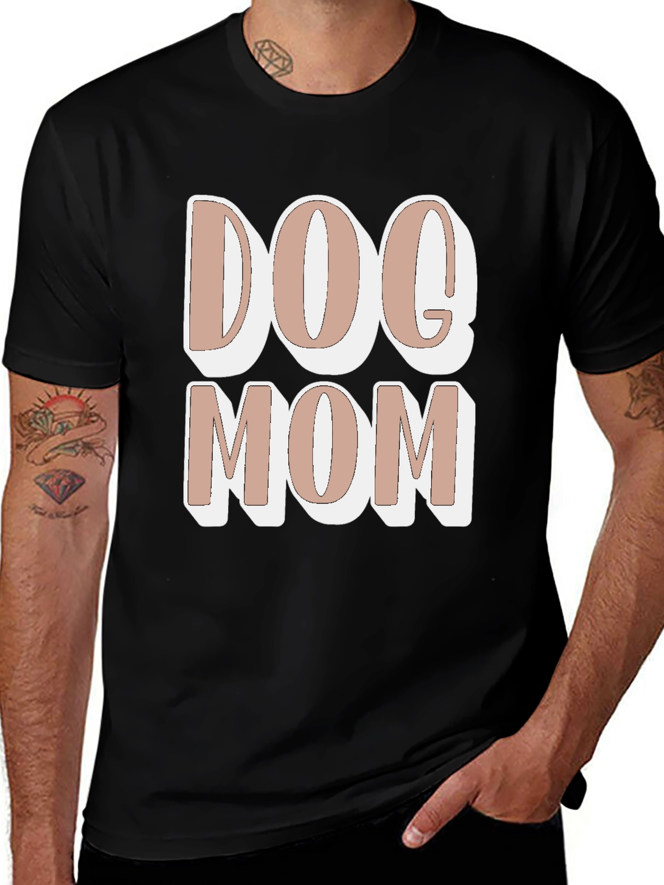 Dog Mom Graphic T-Shirt
