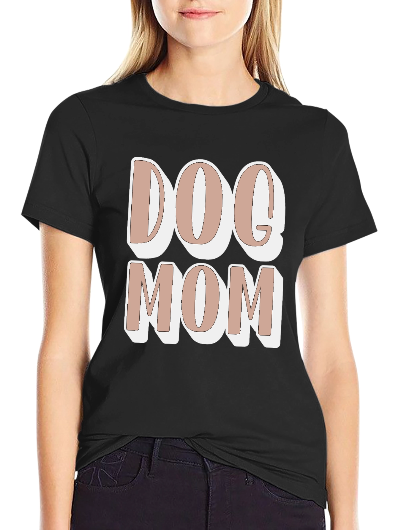 Dog Mom Graphic T-Shirt
