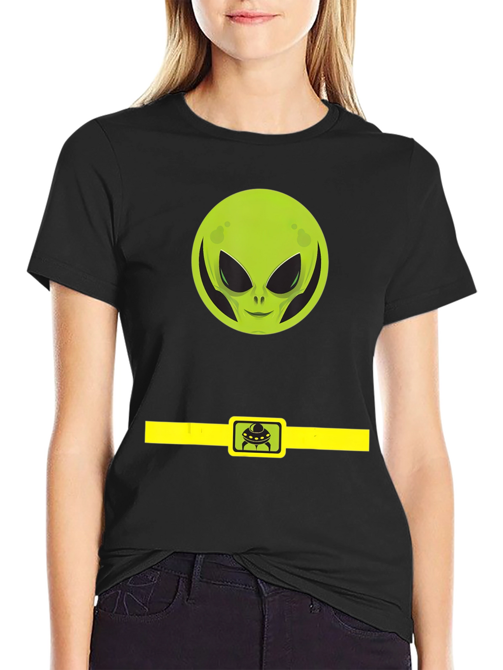 Alien Belt Buckle Graphic Tee