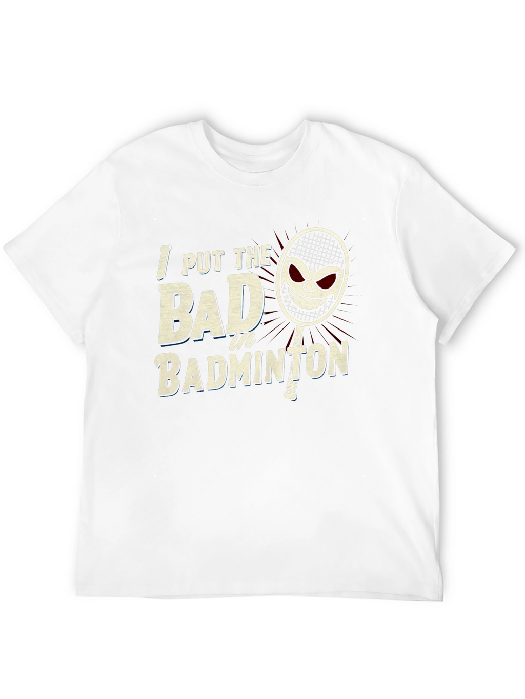 Badminton Player Graphic Tee - Sporty T-Shirt