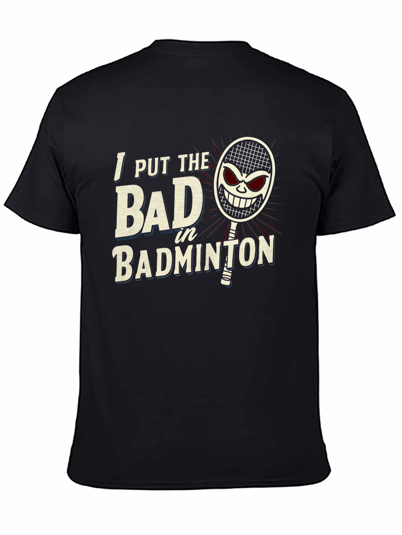 Badminton Player Graphic Tee - Sporty T-Shirt