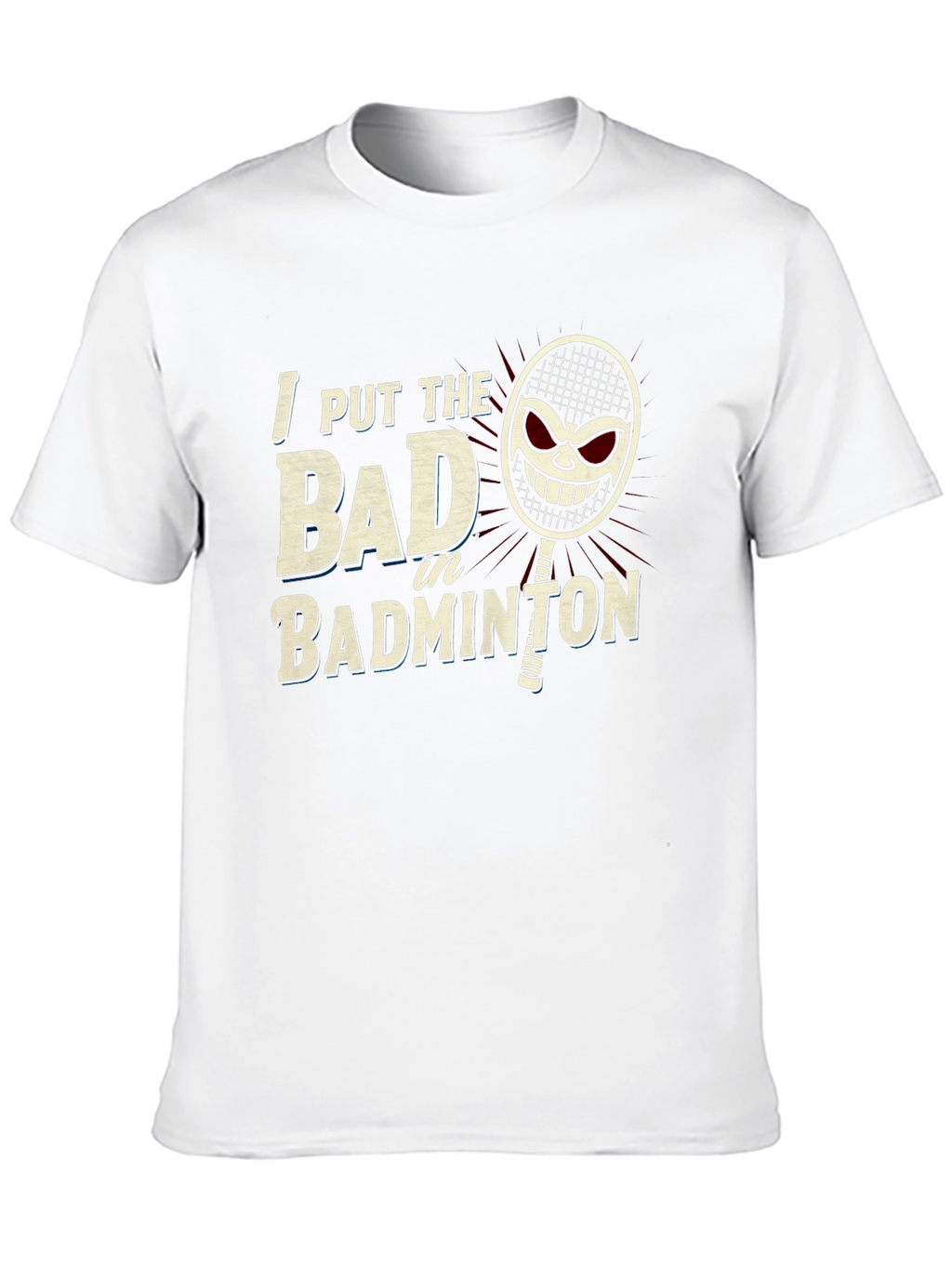 Badminton Player Graphic Tee - Sporty T-Shirt