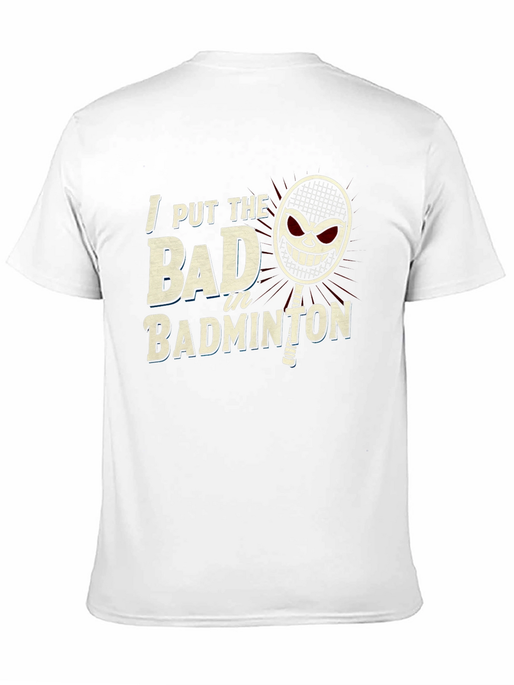 Badminton Player Graphic Tee - Sporty T-Shirt