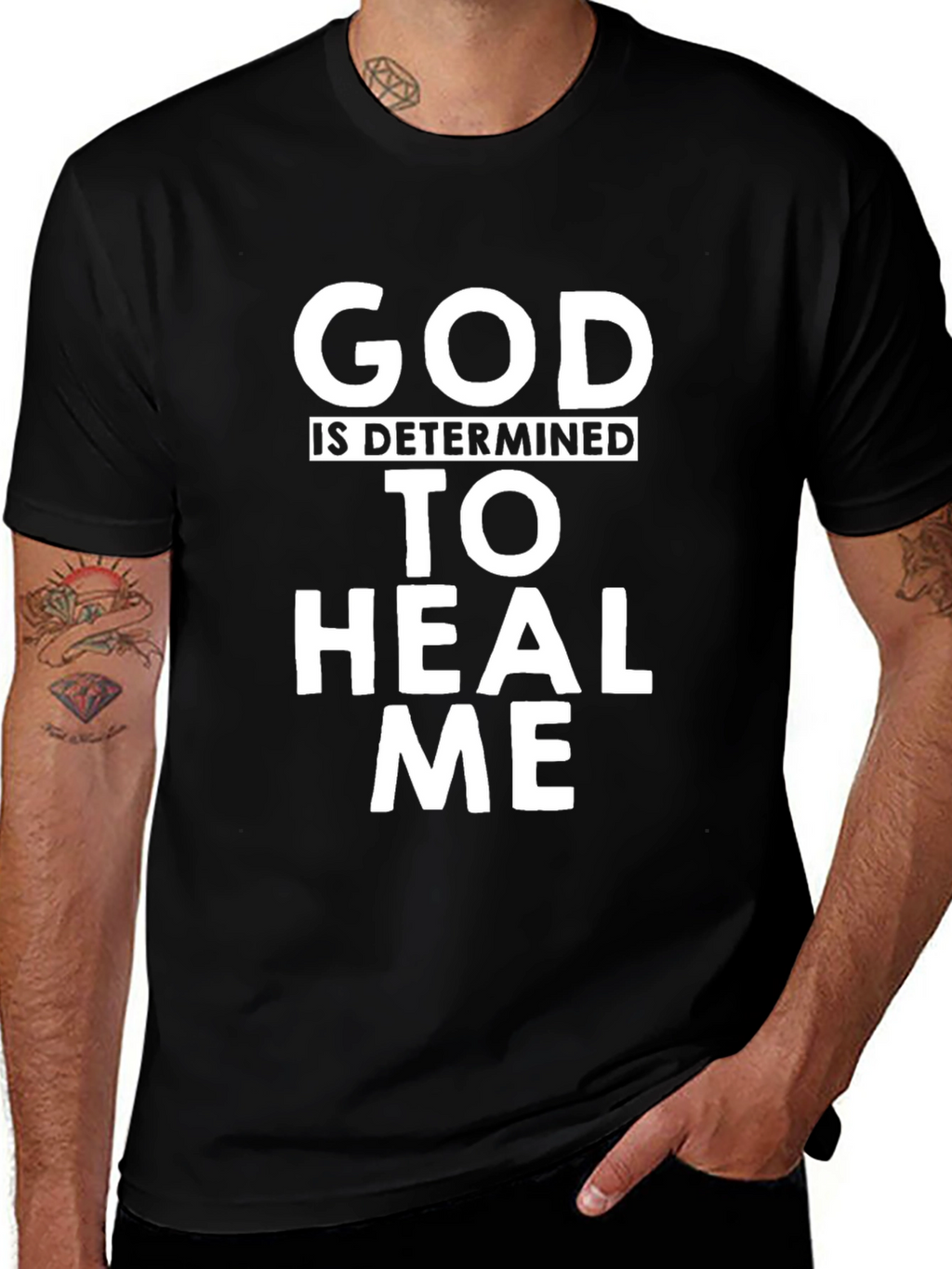 God Will Heal Me Graphic T-Shirt