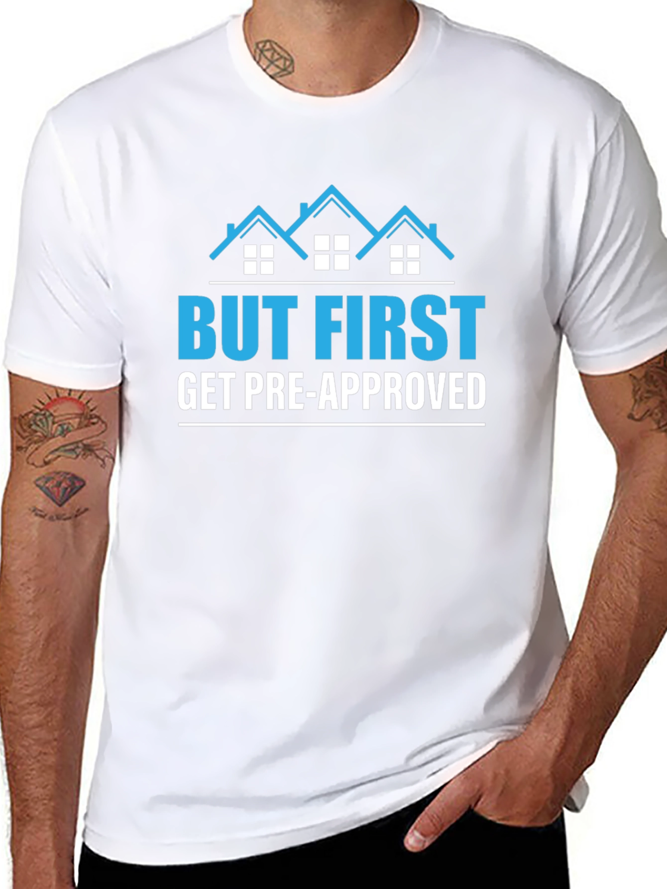 But First Get Pre-Approved Black T-Shirt