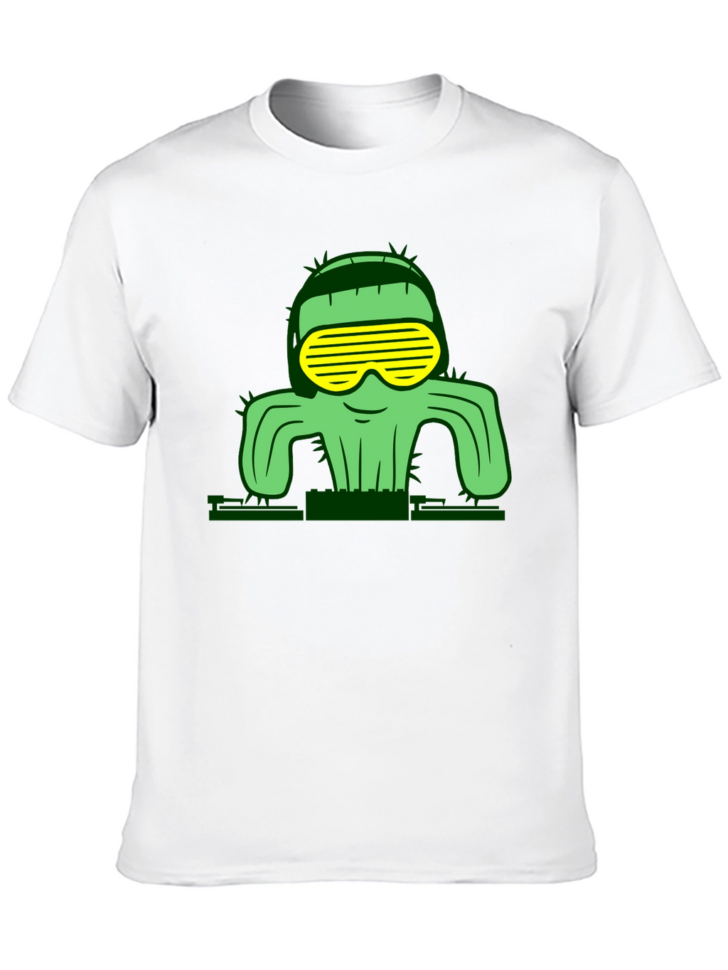 Cool Cactus Graphic T-Shirt - Black