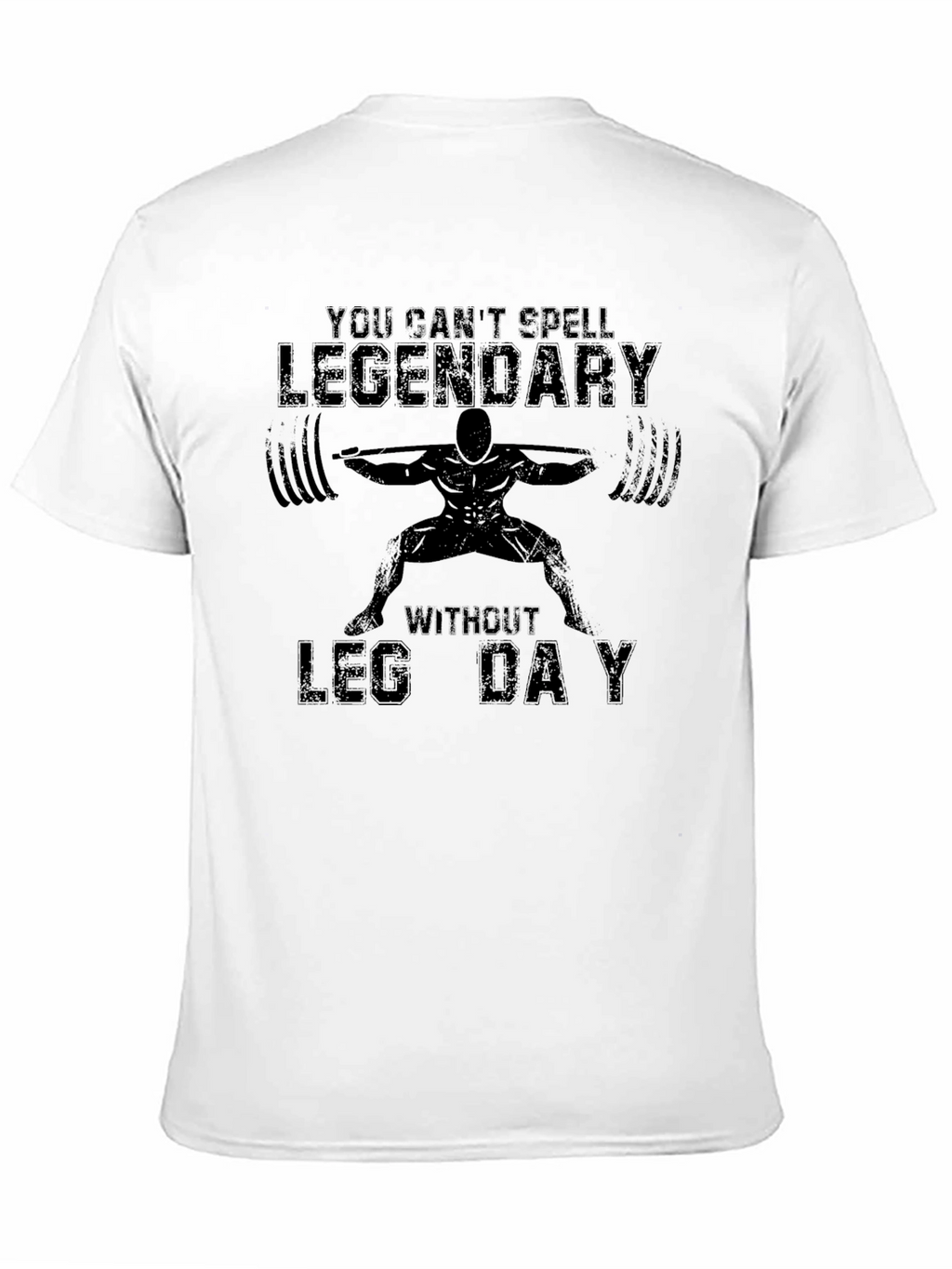 Legendary Leg Day Black T-Shirt