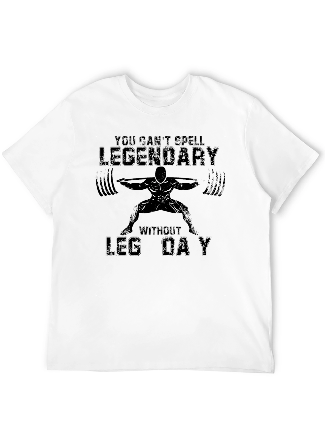 Legendary Leg Day Black T-Shirt