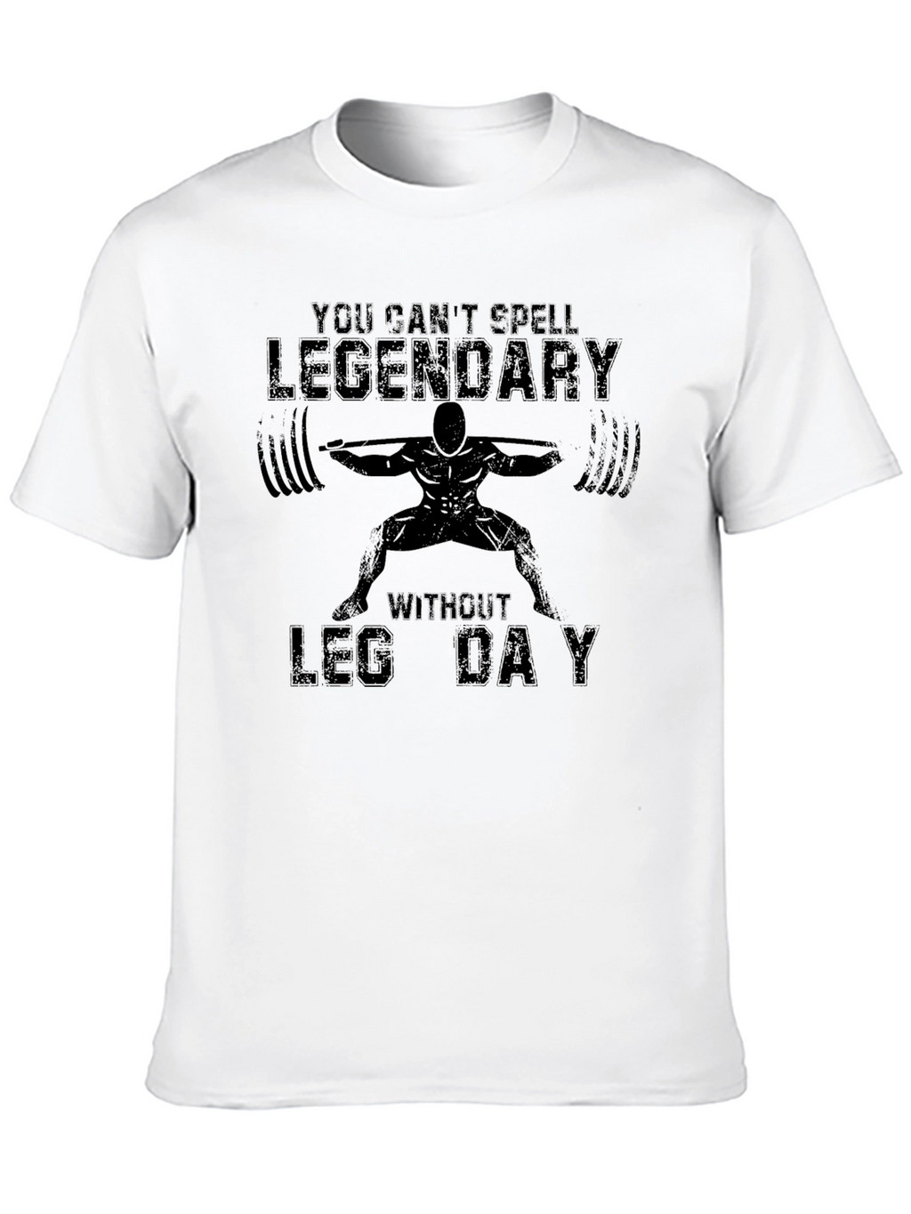 Legendary Leg Day Black T-Shirt