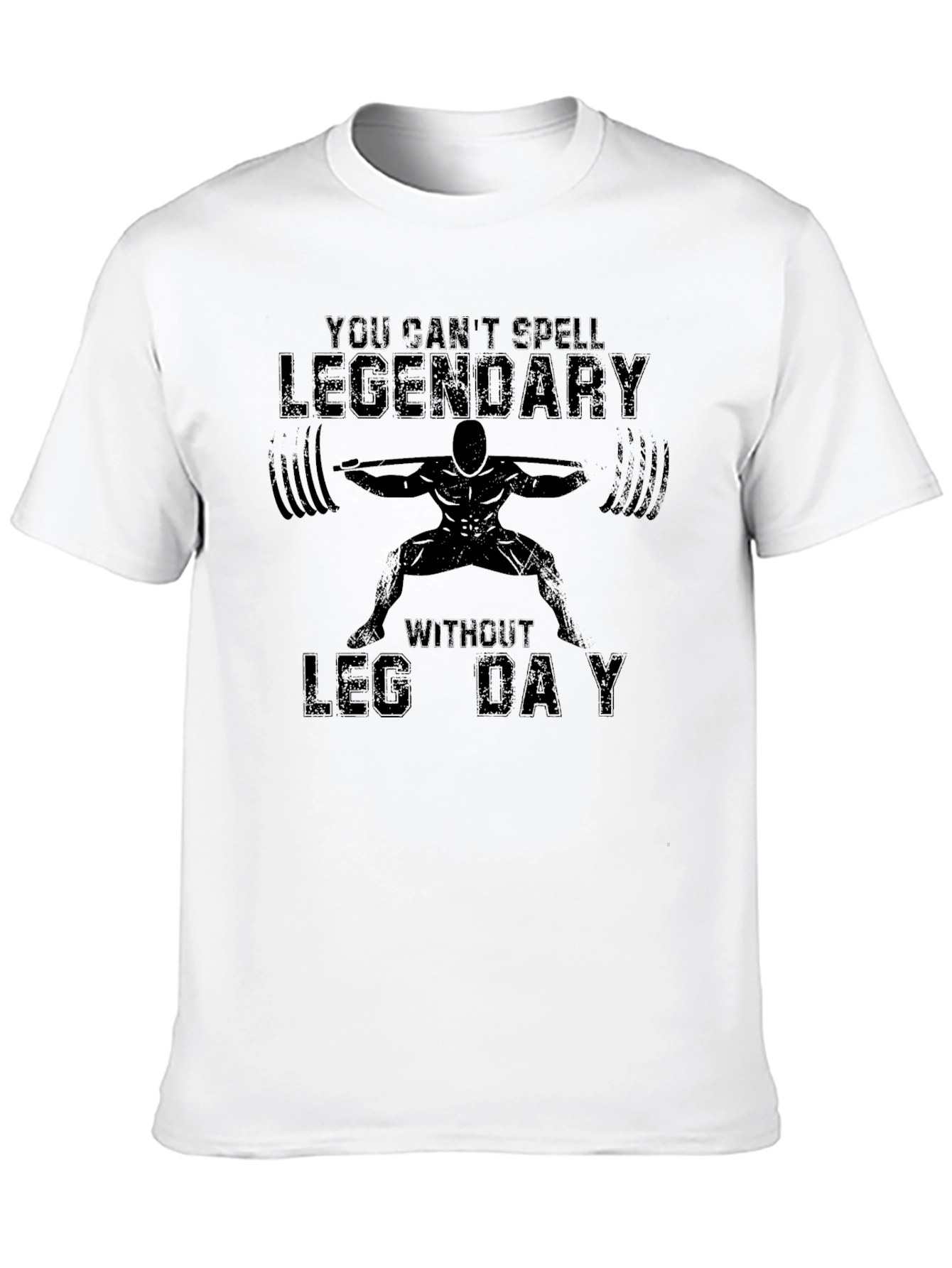 Legendary Leg Day Black T-Shirt