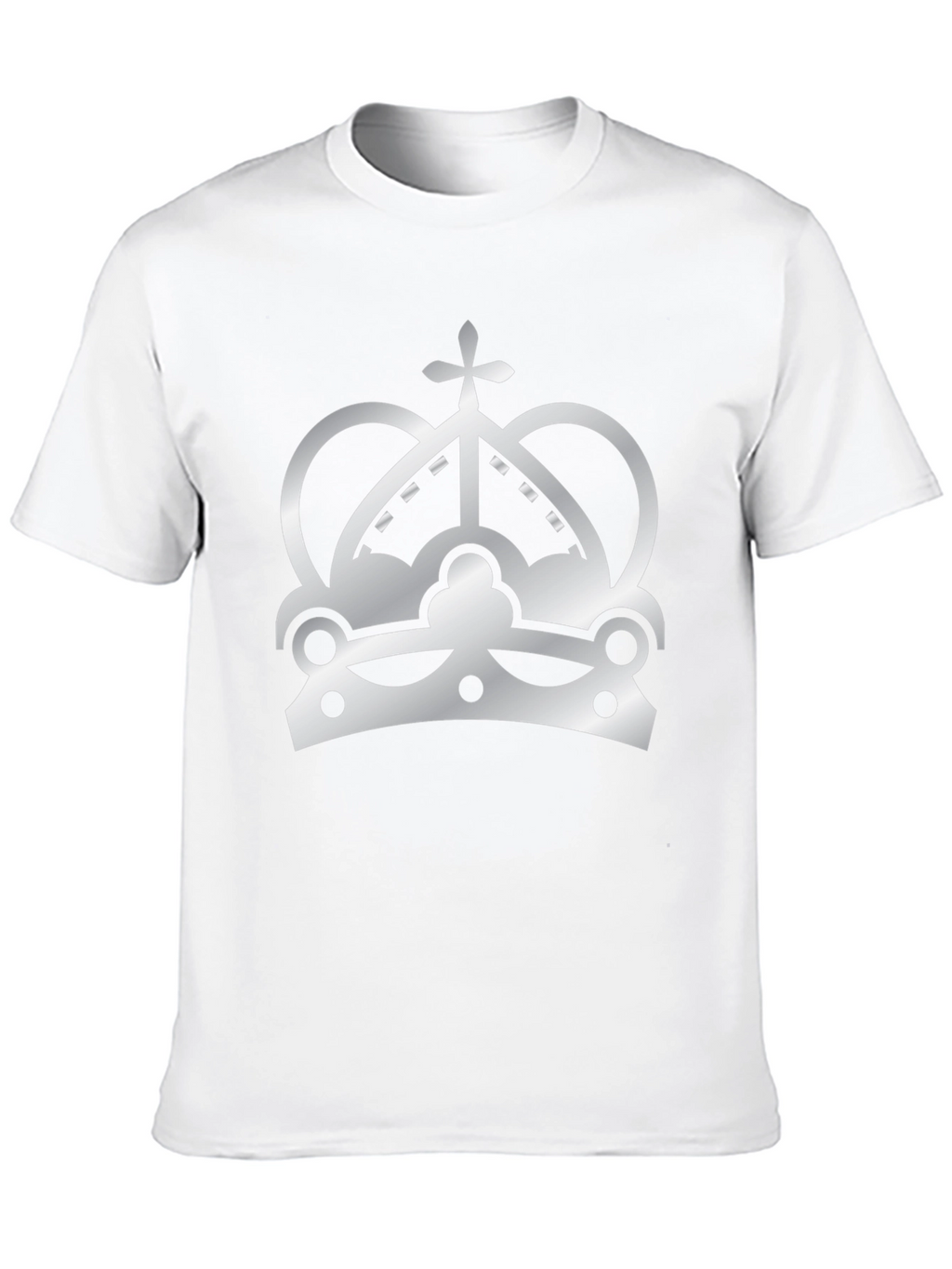 Crown Graphic Print T-Shirt - Black