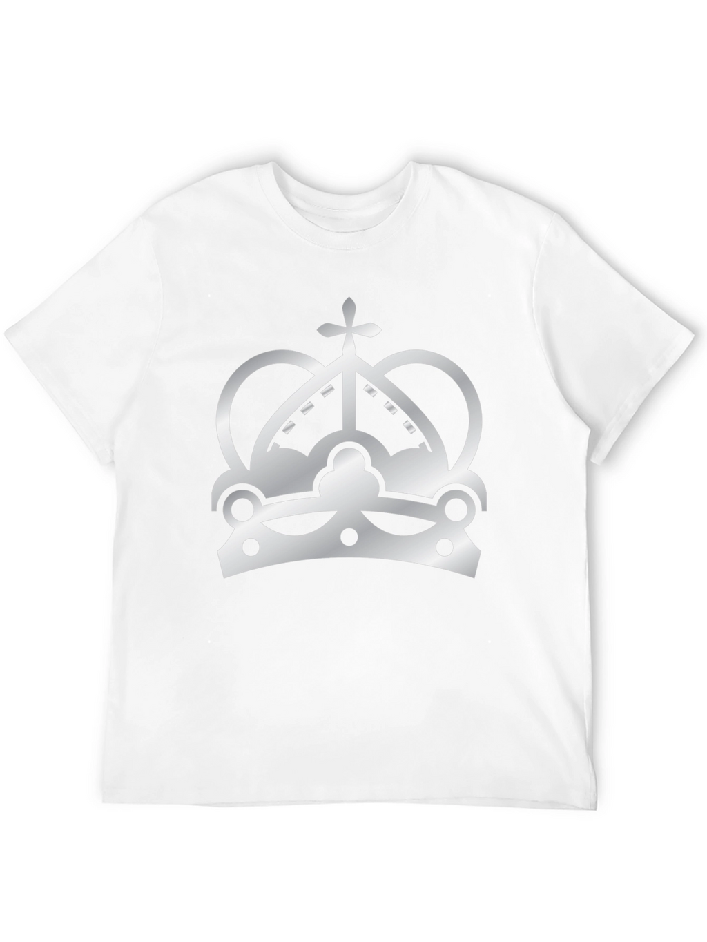 Crown Graphic Print T-Shirt - Black