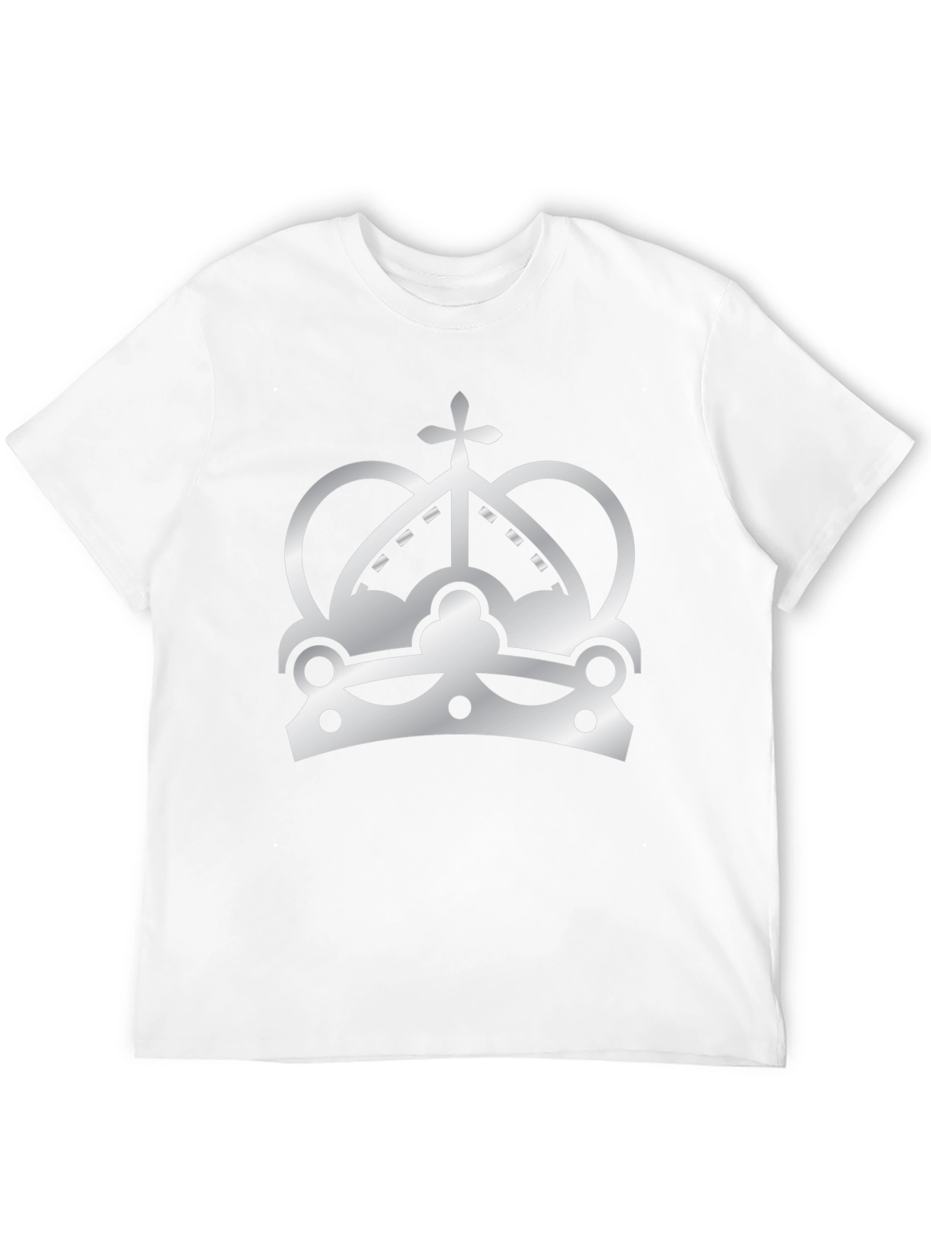 Crown Graphic Print T-Shirt - Black
