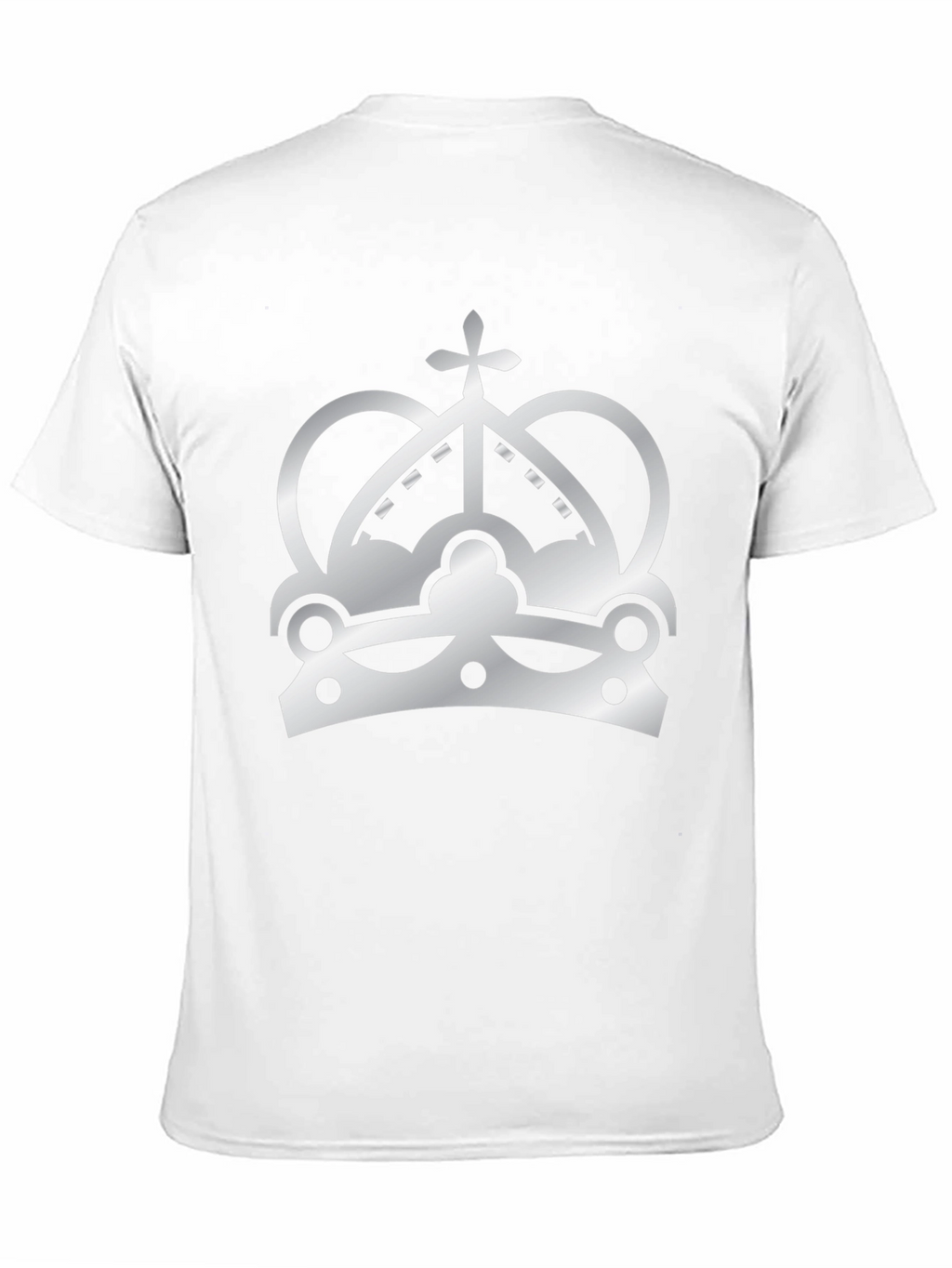 Crown Graphic Print T-Shirt - Black
