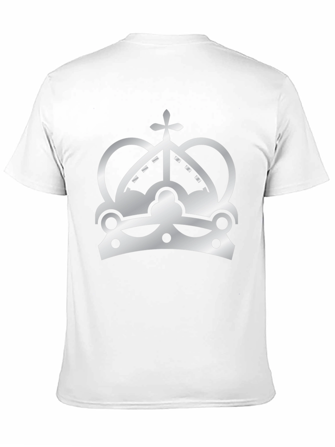 Crown Graphic Print T-Shirt - Black