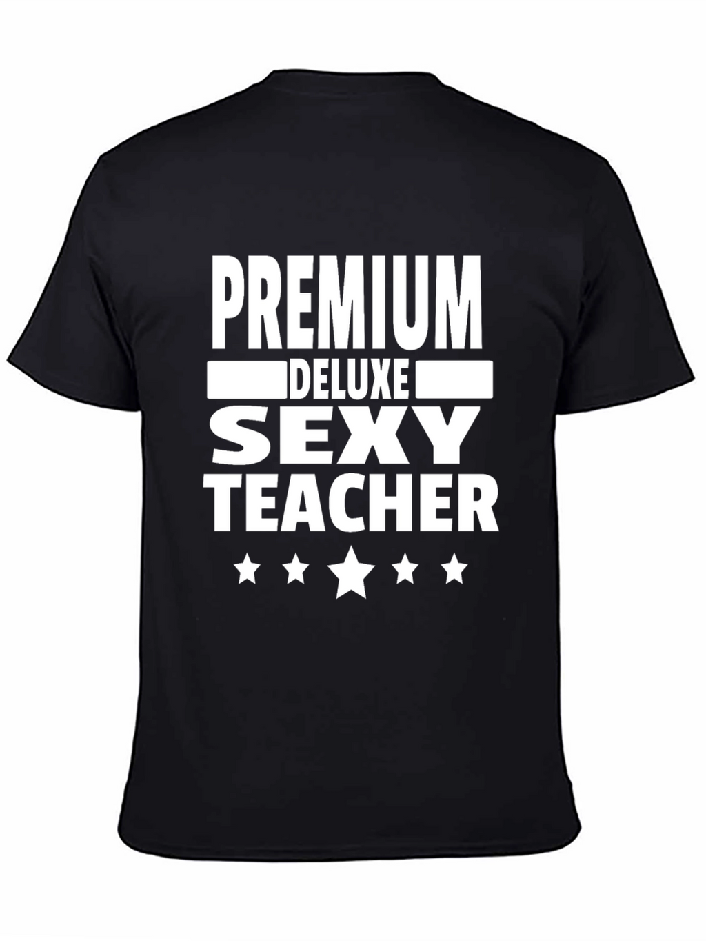 Premium Deluxe Sexy Teacher Black Graphic T-Shirt