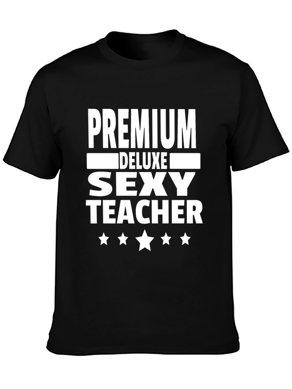 Premium Deluxe Sexy Teacher Black Graphic T-Shirt