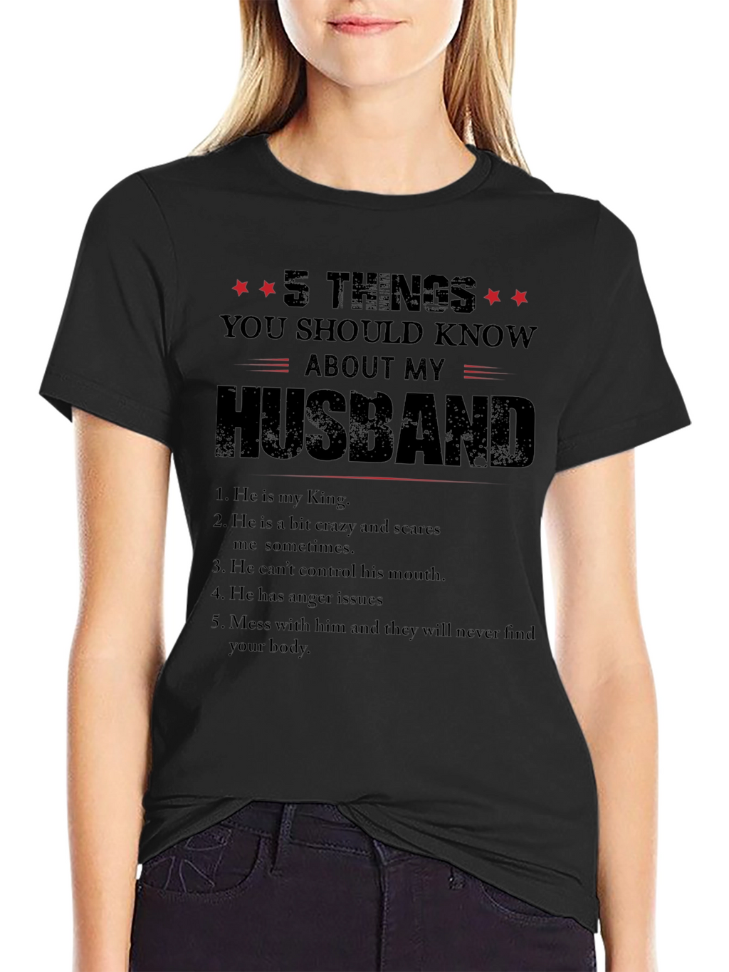5 Things You Should Know About My Husband T-Shirt