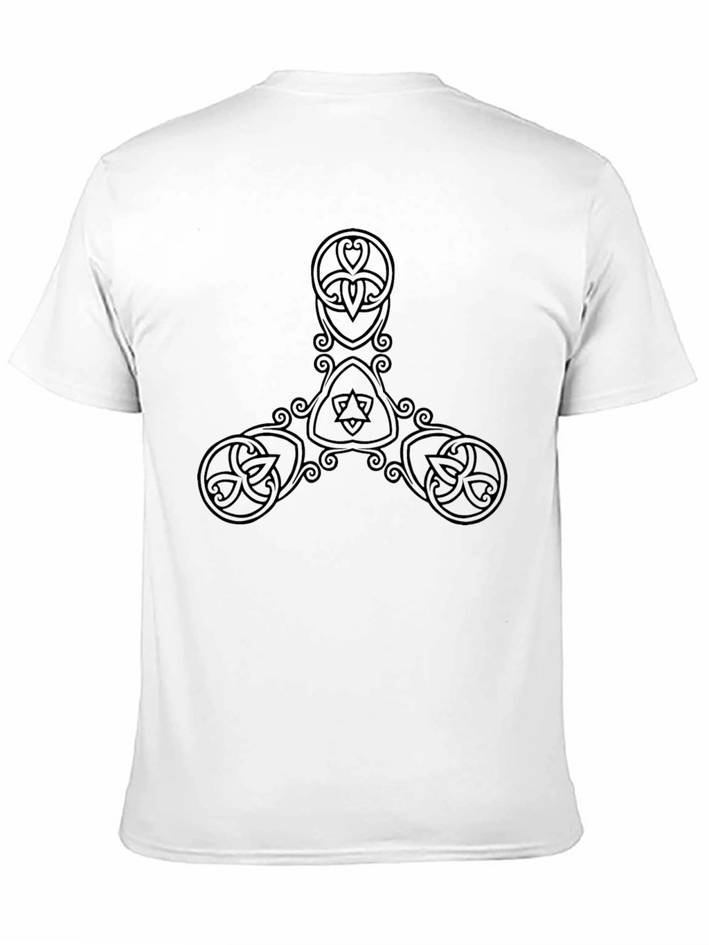 Celtic Knot Design Black T-Shirt