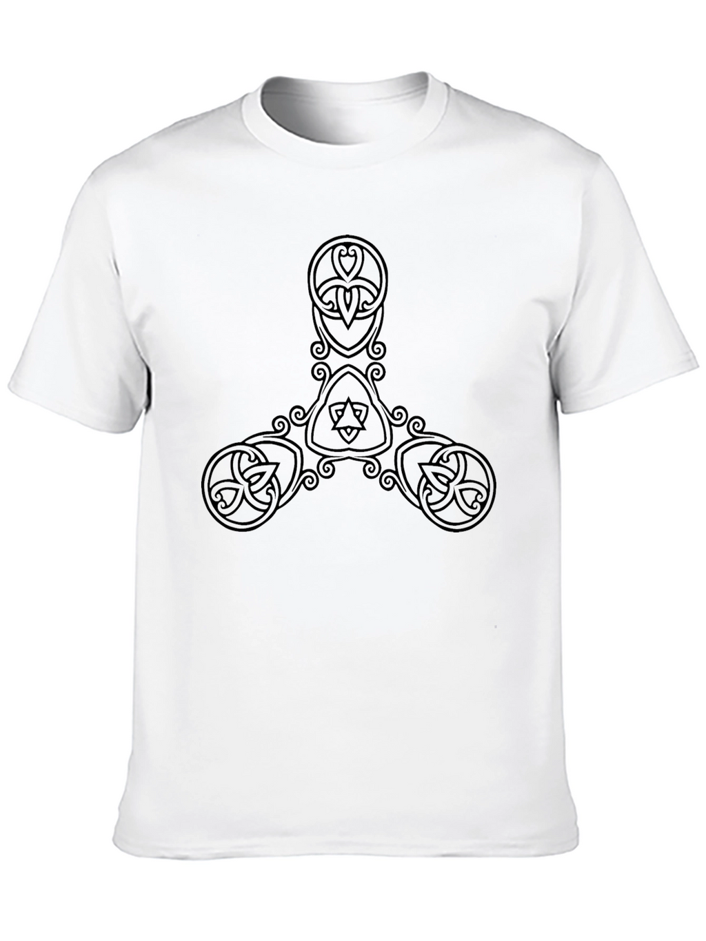 Celtic Knot Design Black T-Shirt