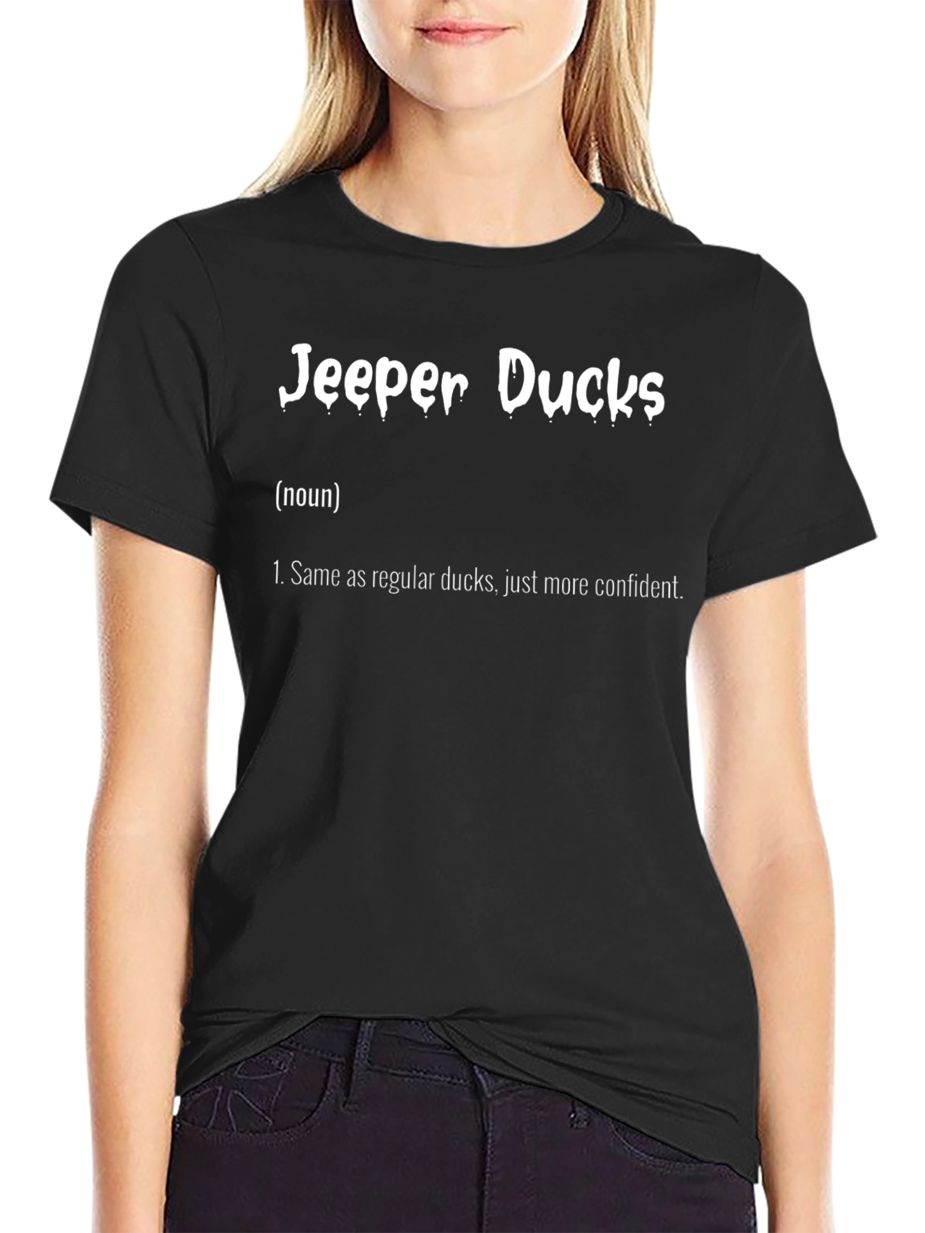 Jeep Duck Lover T-Shirt - More Confident Ducks!