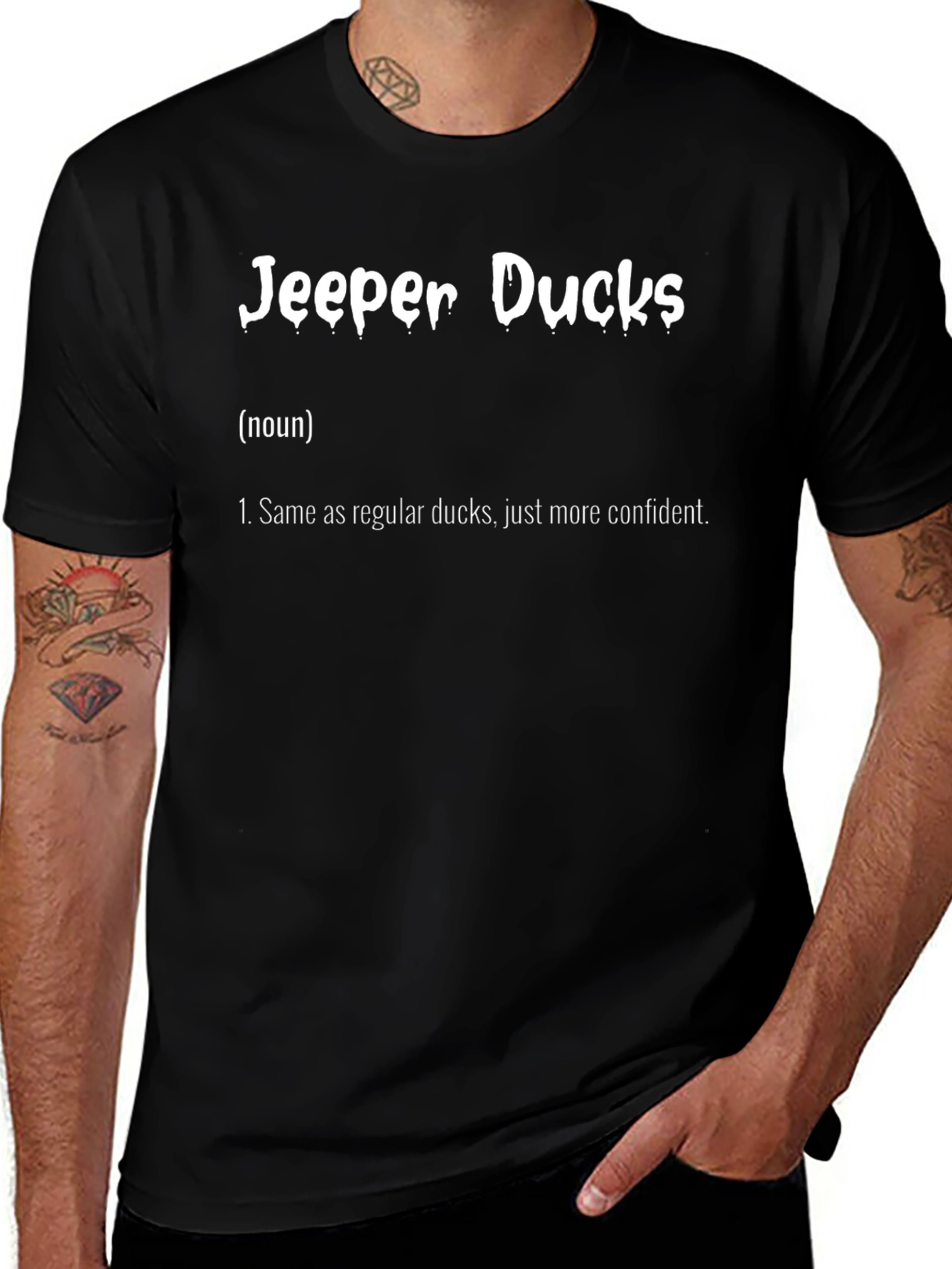 Jeep Duck Lover T-Shirt - More Confident Ducks!