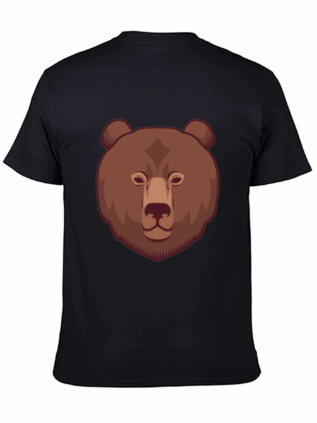 Bear Graphic Print T-Shirt - Stylish and Unique!
