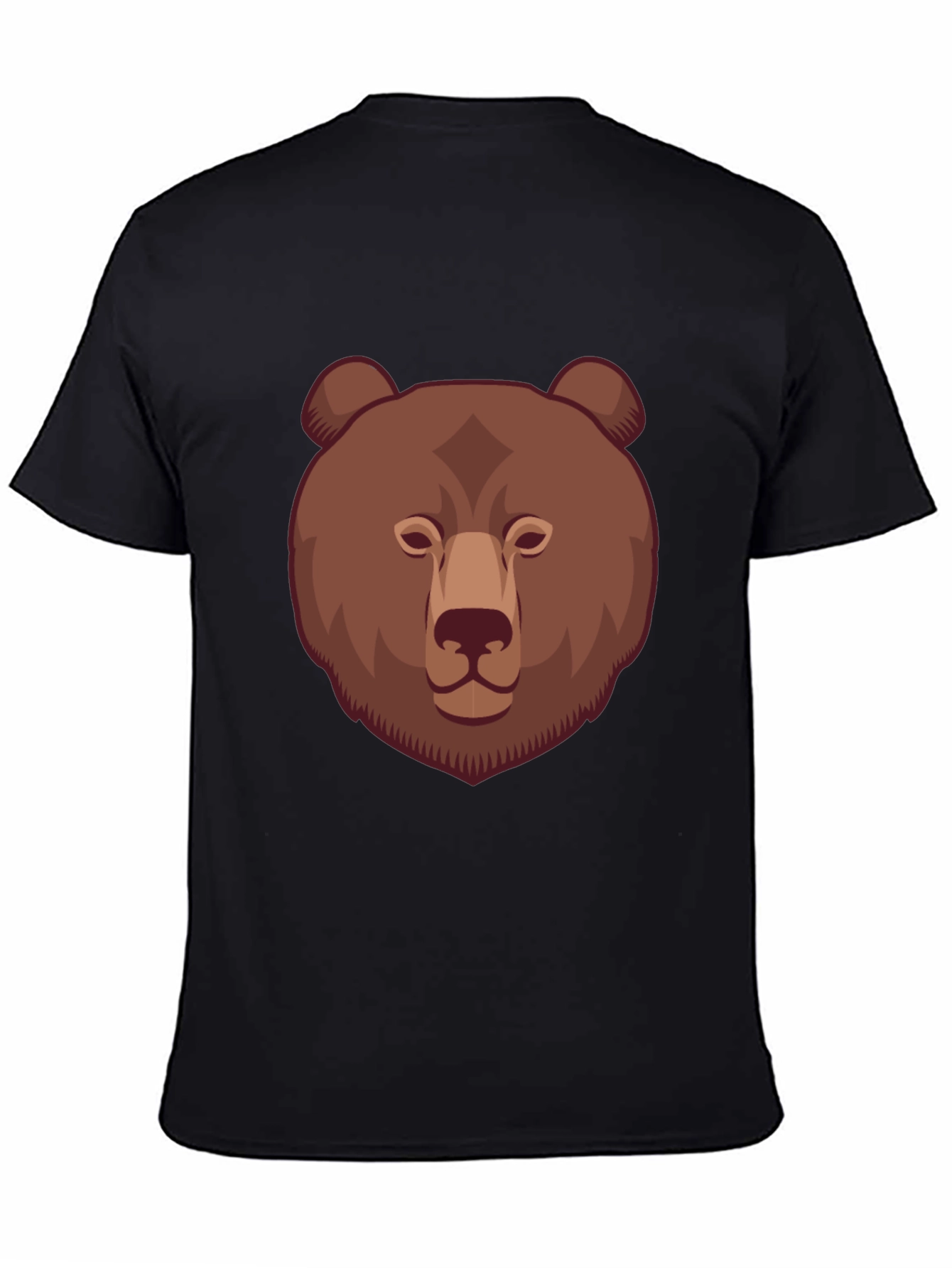 Bear Graphic Print T-Shirt - Stylish and Unique!