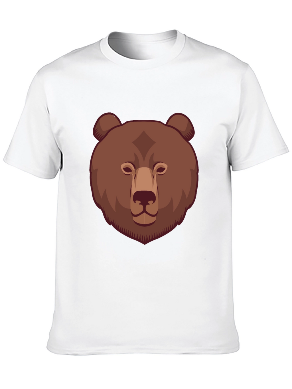 Bear Graphic Print T-Shirt - Stylish and Unique!