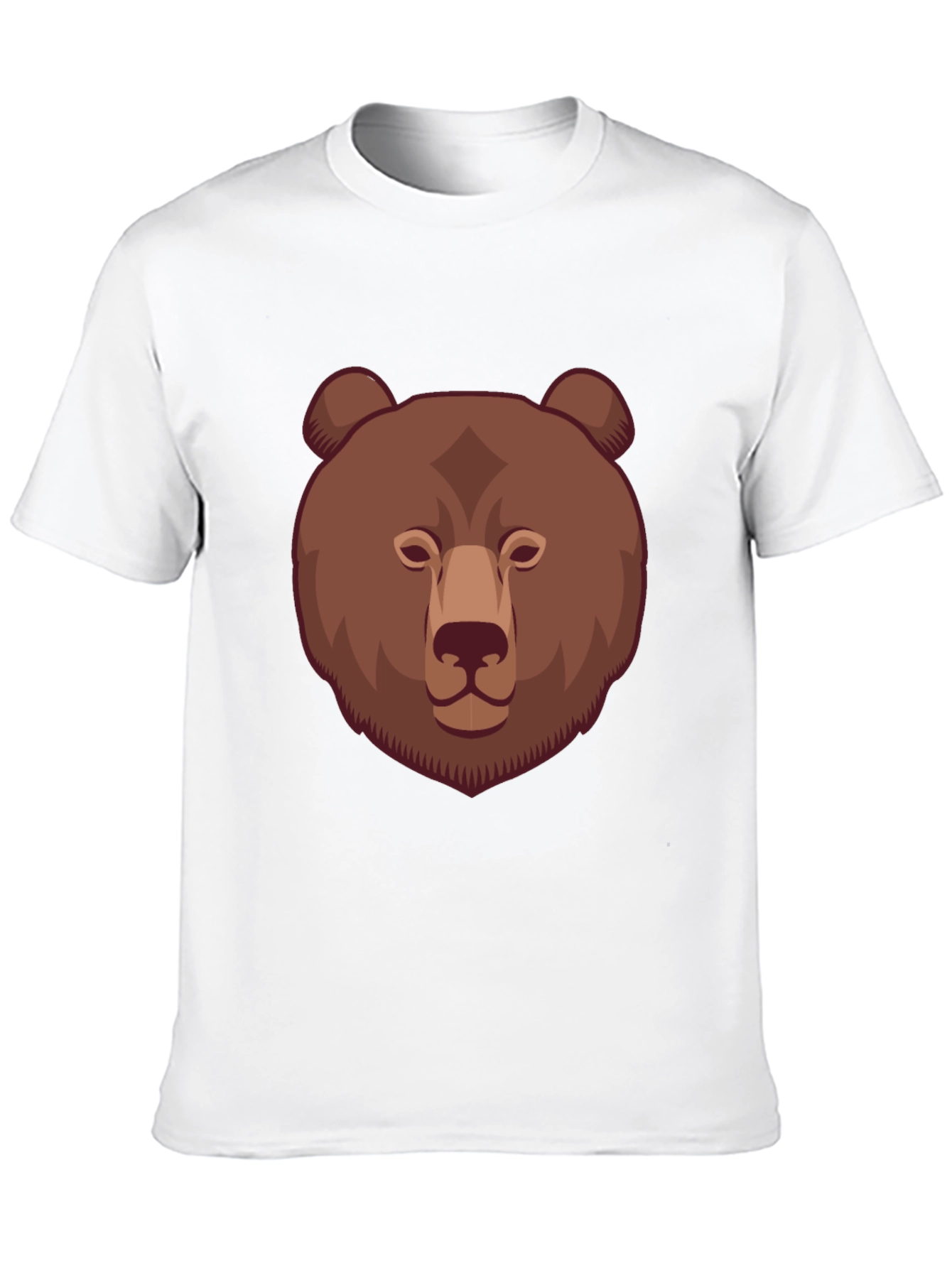 Bear Graphic Print T-Shirt - Stylish and Unique!